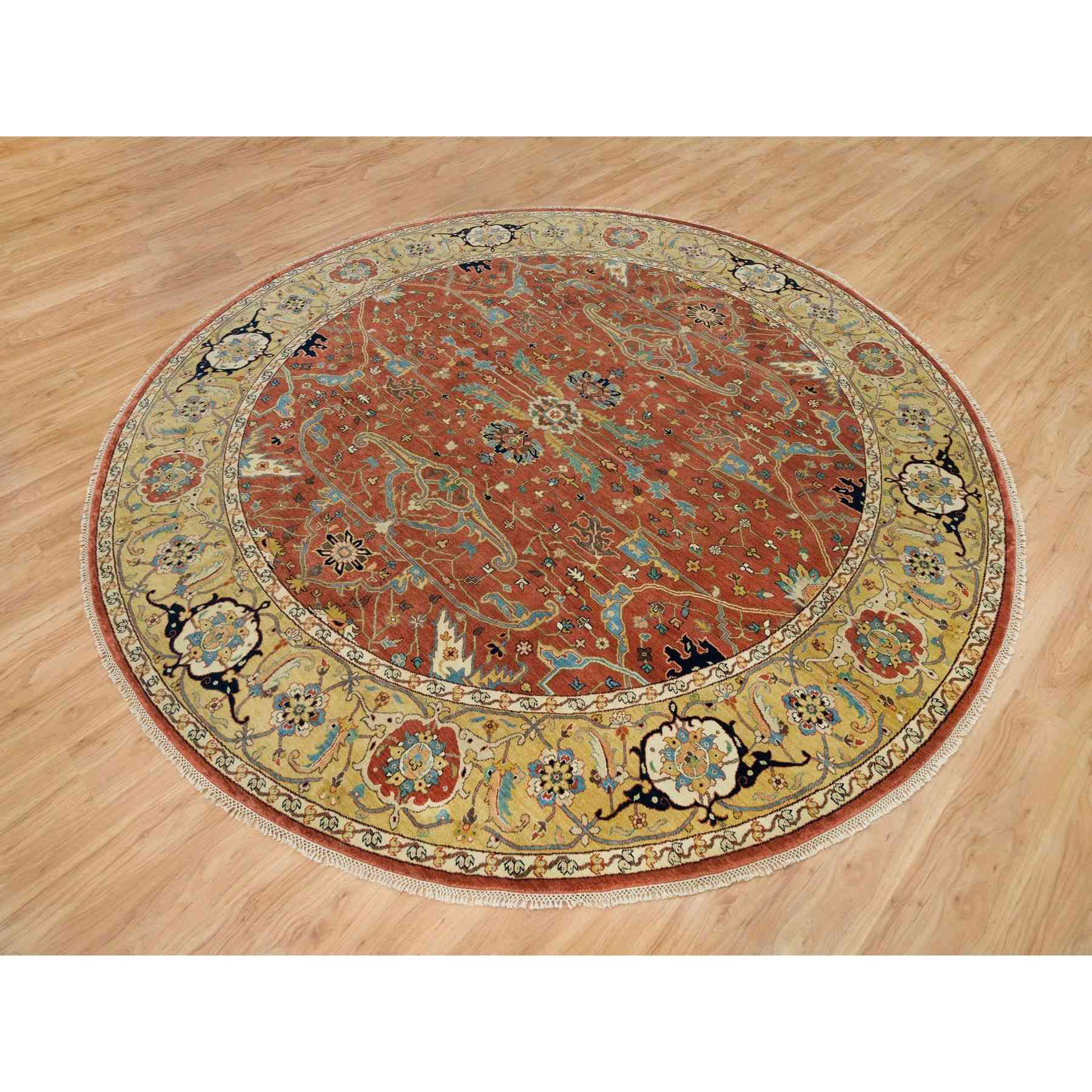 Heriz-Hand-Knotted-Rug-450585