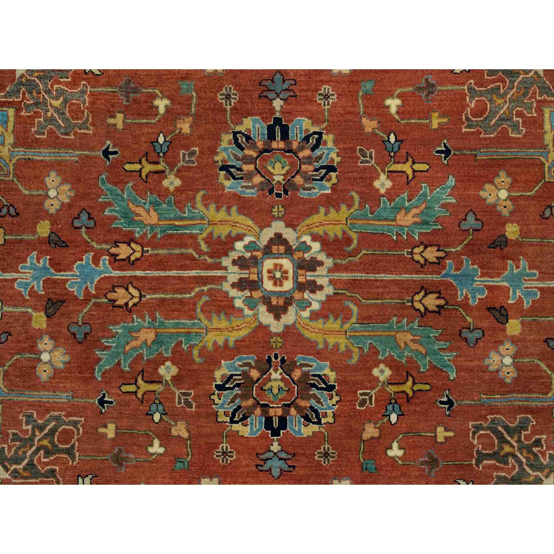 Heriz-Hand-Knotted-Rug-450585