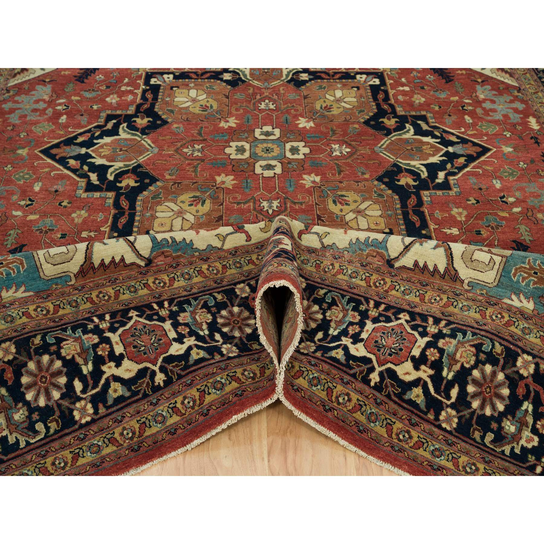 Heriz-Hand-Knotted-Rug-451340