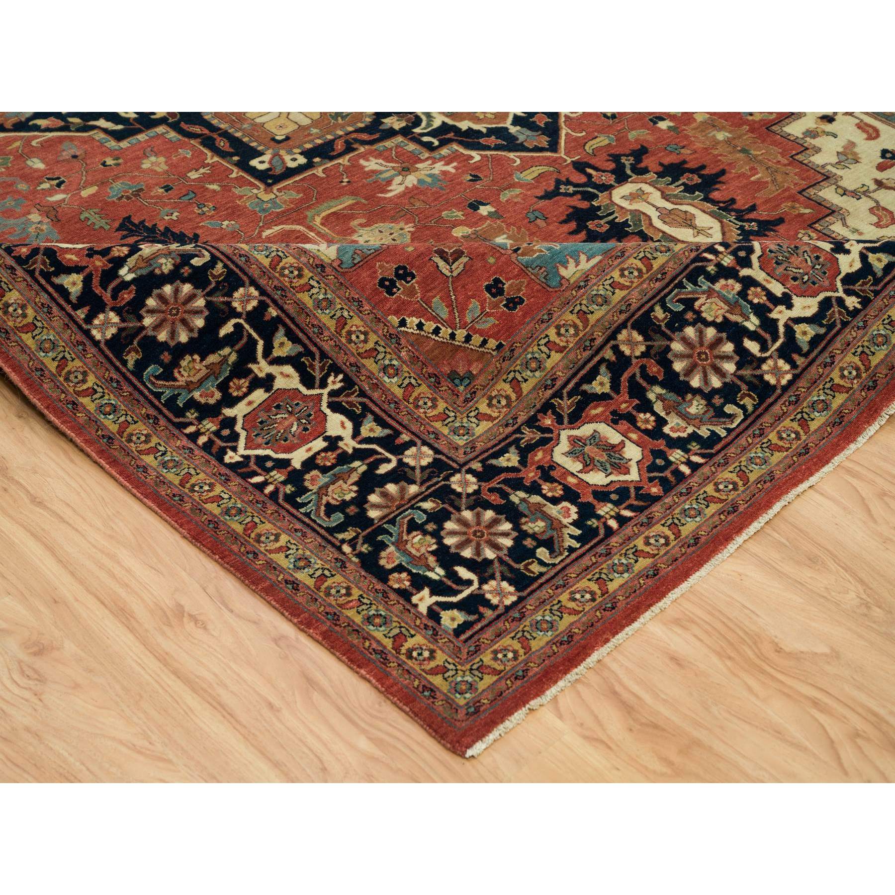 Heriz-Hand-Knotted-Rug-451340
