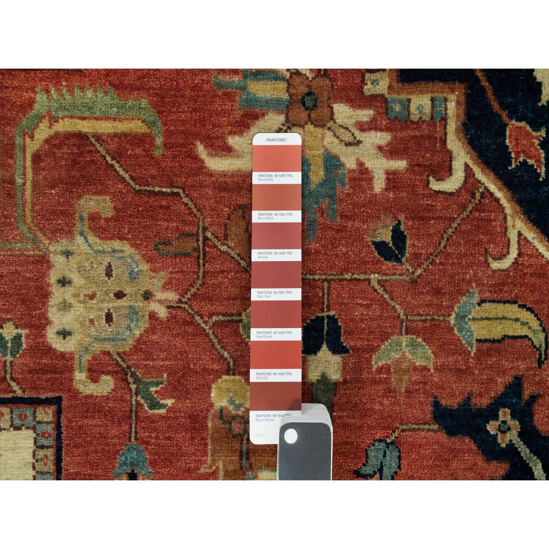 Heriz-Hand-Knotted-Rug-451340