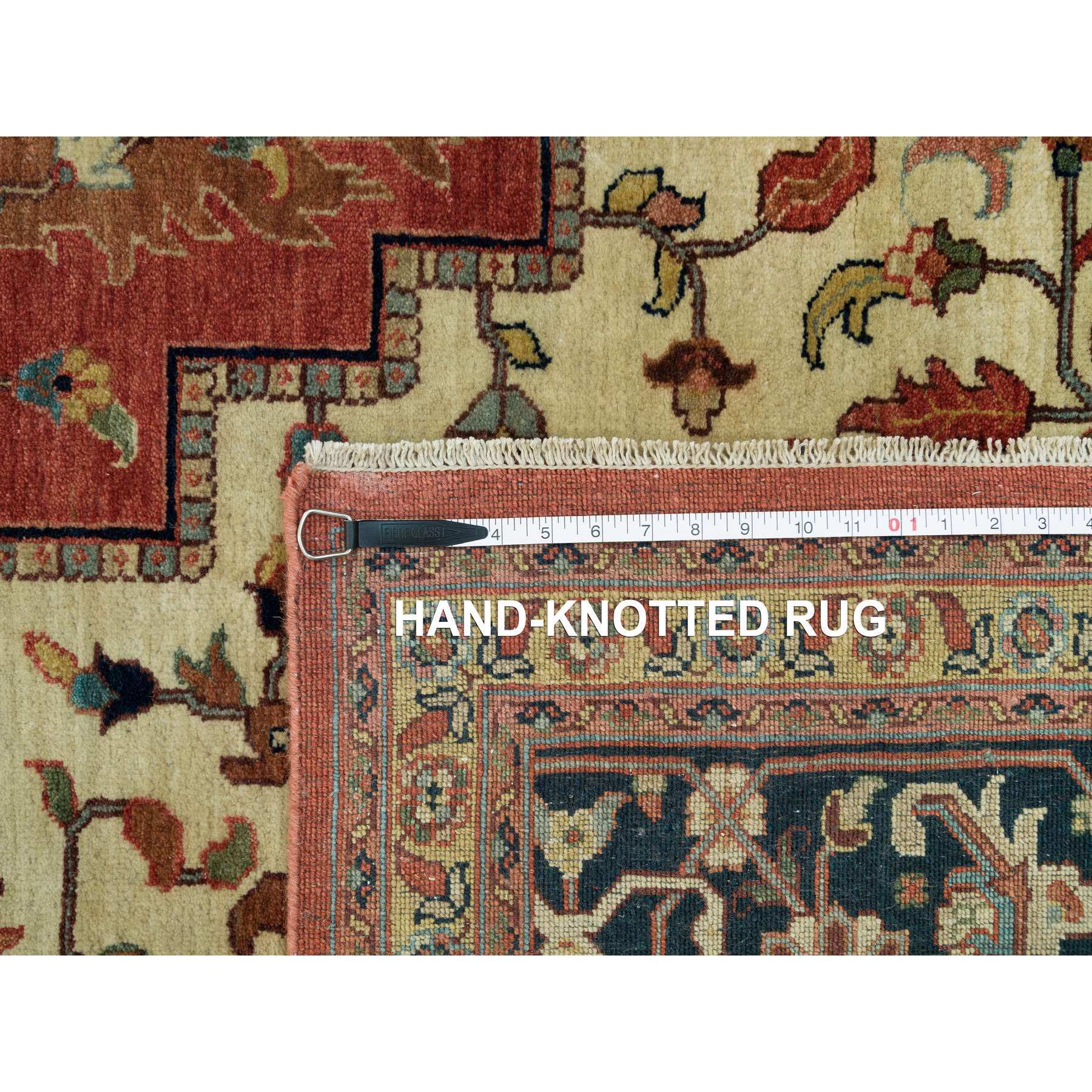 Heriz-Hand-Knotted-Rug-451340