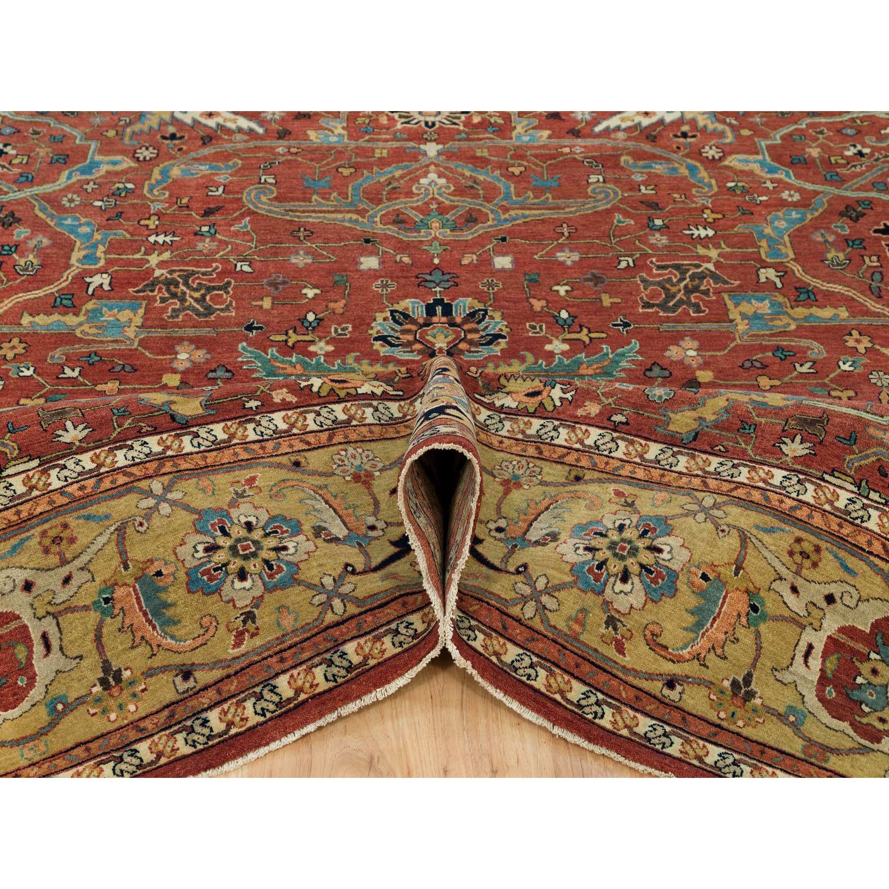 Heriz-Hand-Knotted-Rug-451345