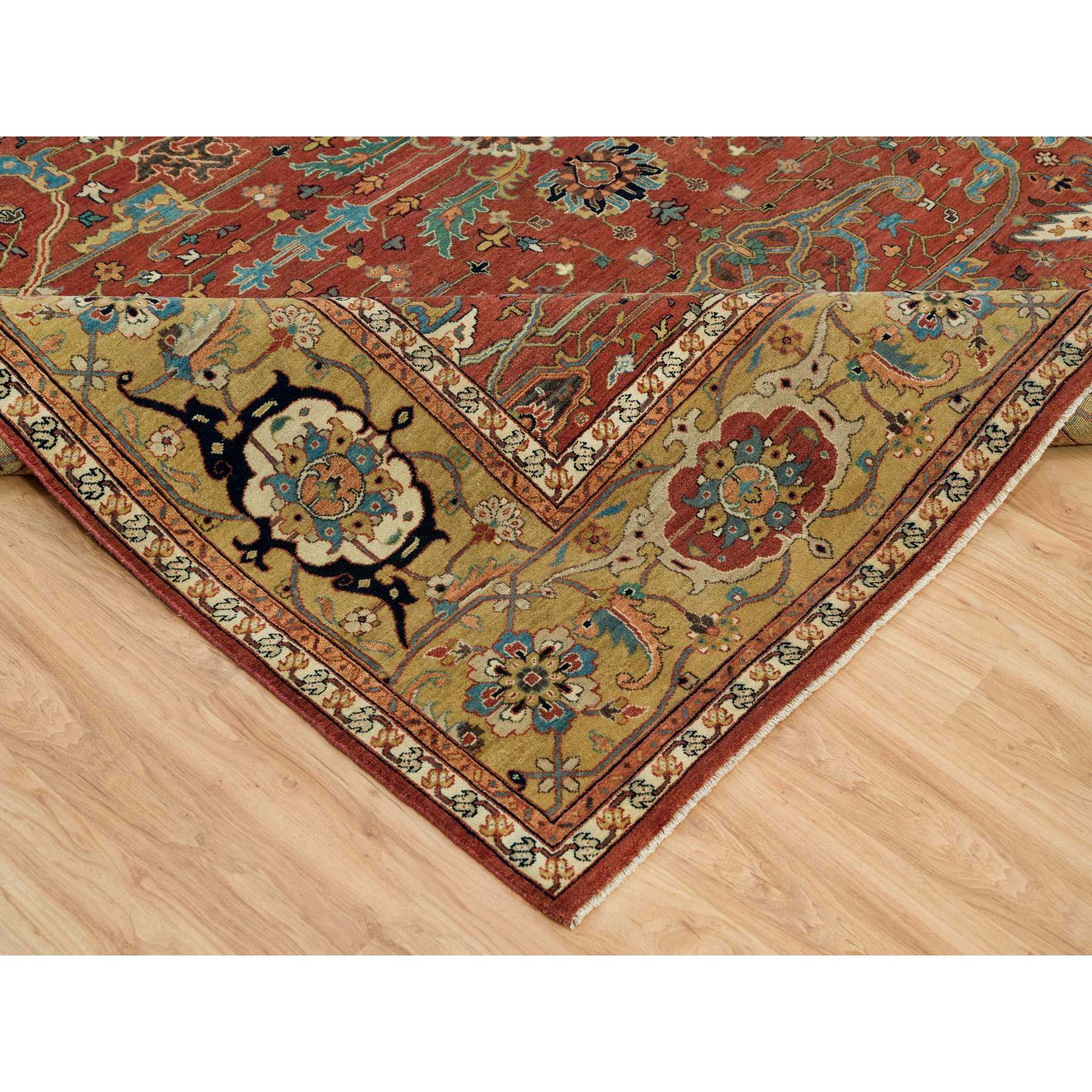 Heriz-Hand-Knotted-Rug-451345