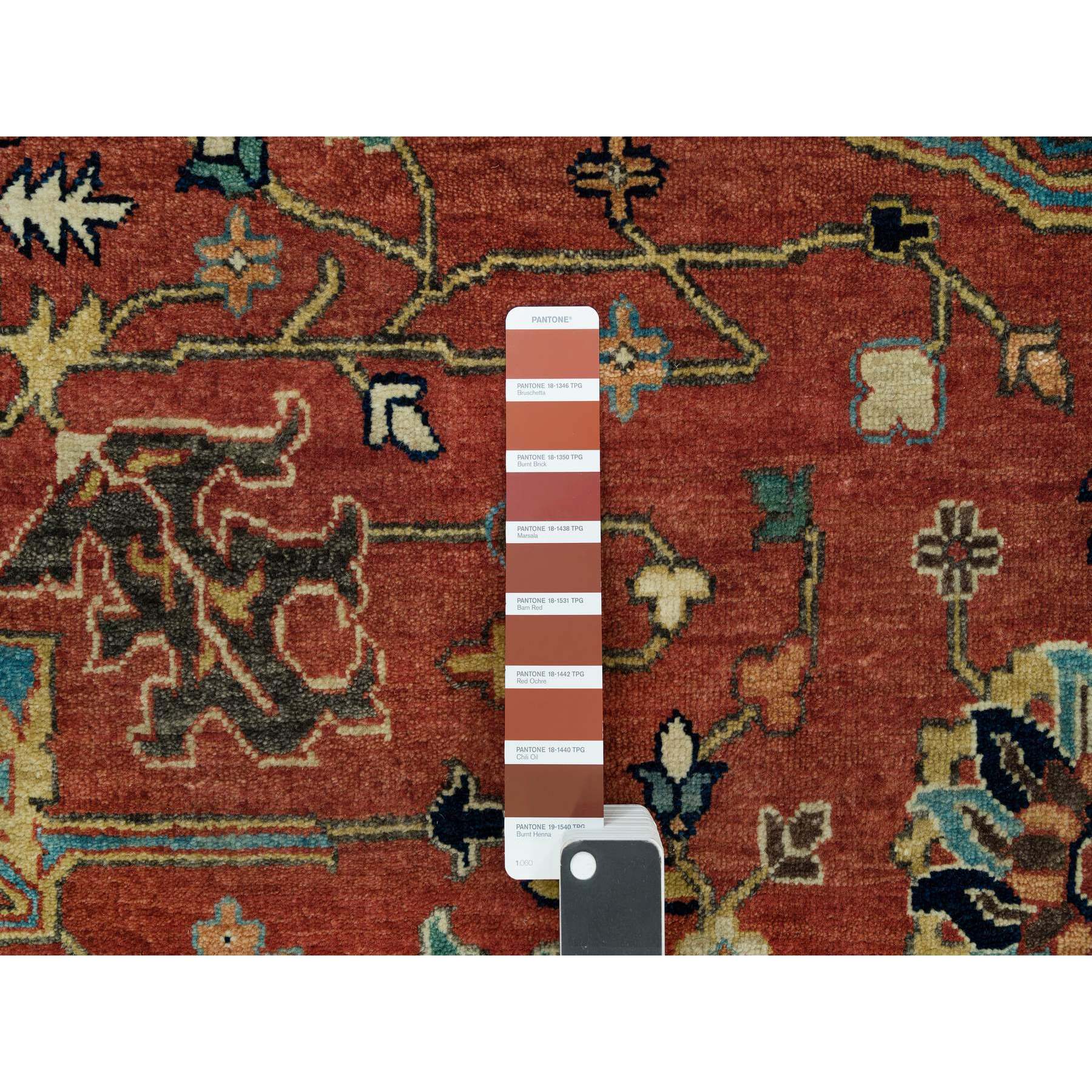 Heriz-Hand-Knotted-Rug-451345