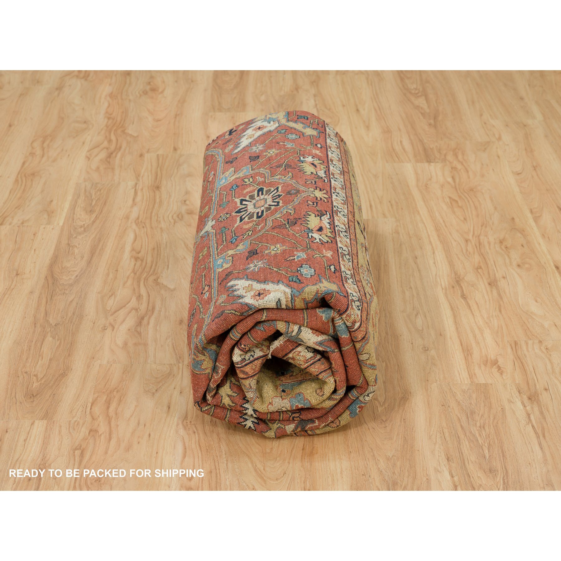 Heriz-Hand-Knotted-Rug-451345