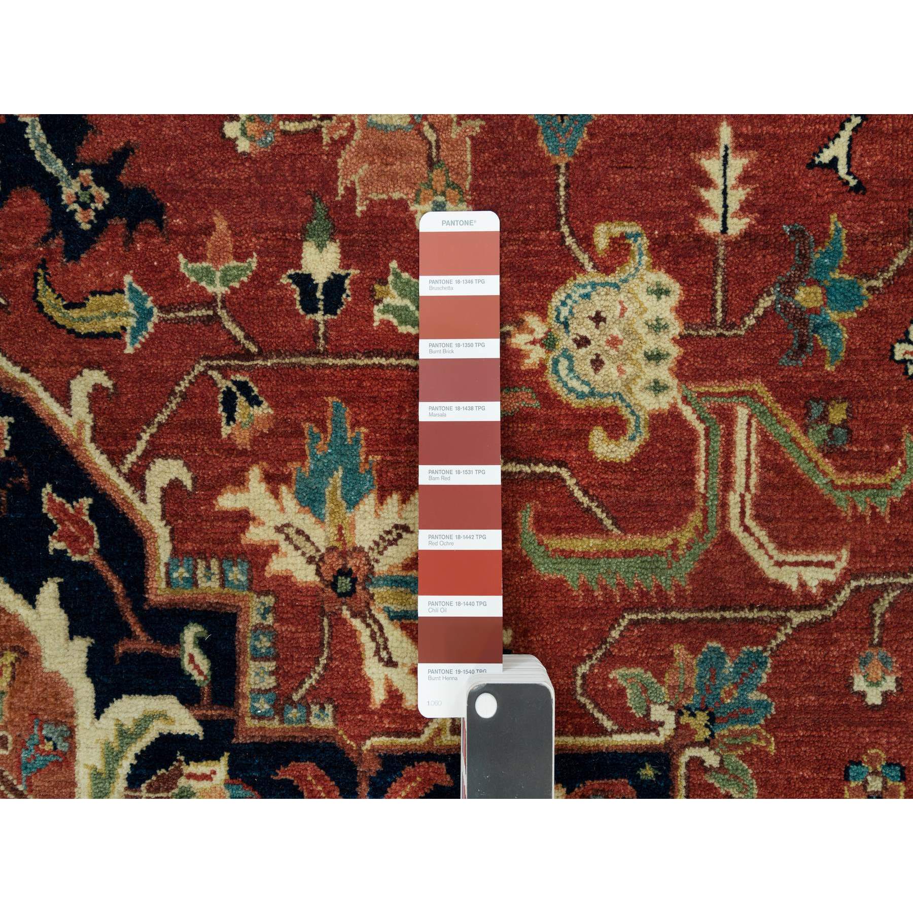 Heriz-Hand-Knotted-Rug-451425