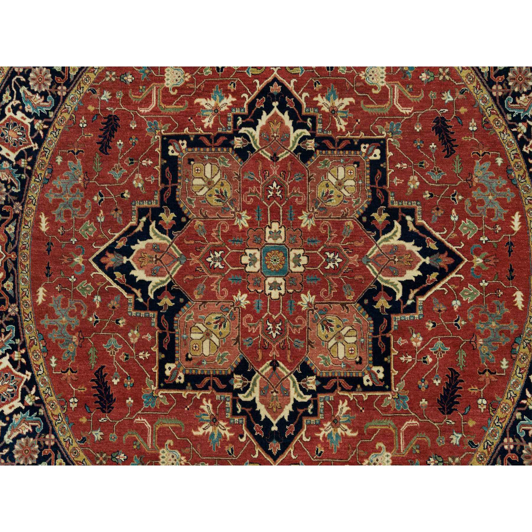 Heriz-Hand-Knotted-Rug-451425