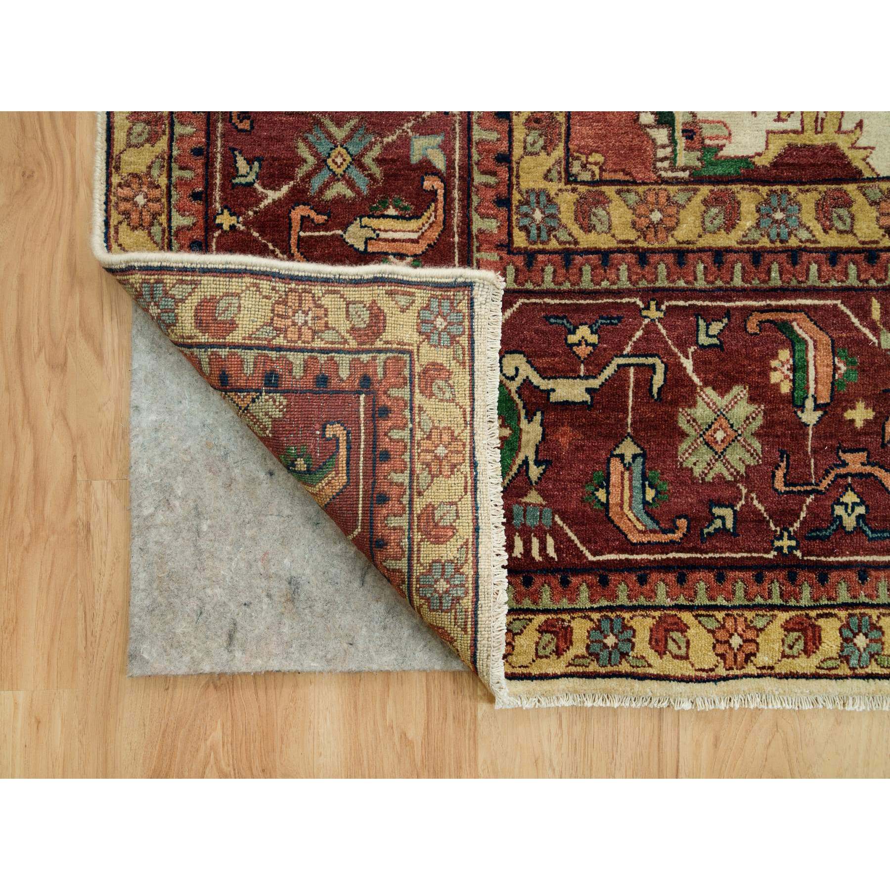 Heriz-Hand-Knotted-Rug-451455