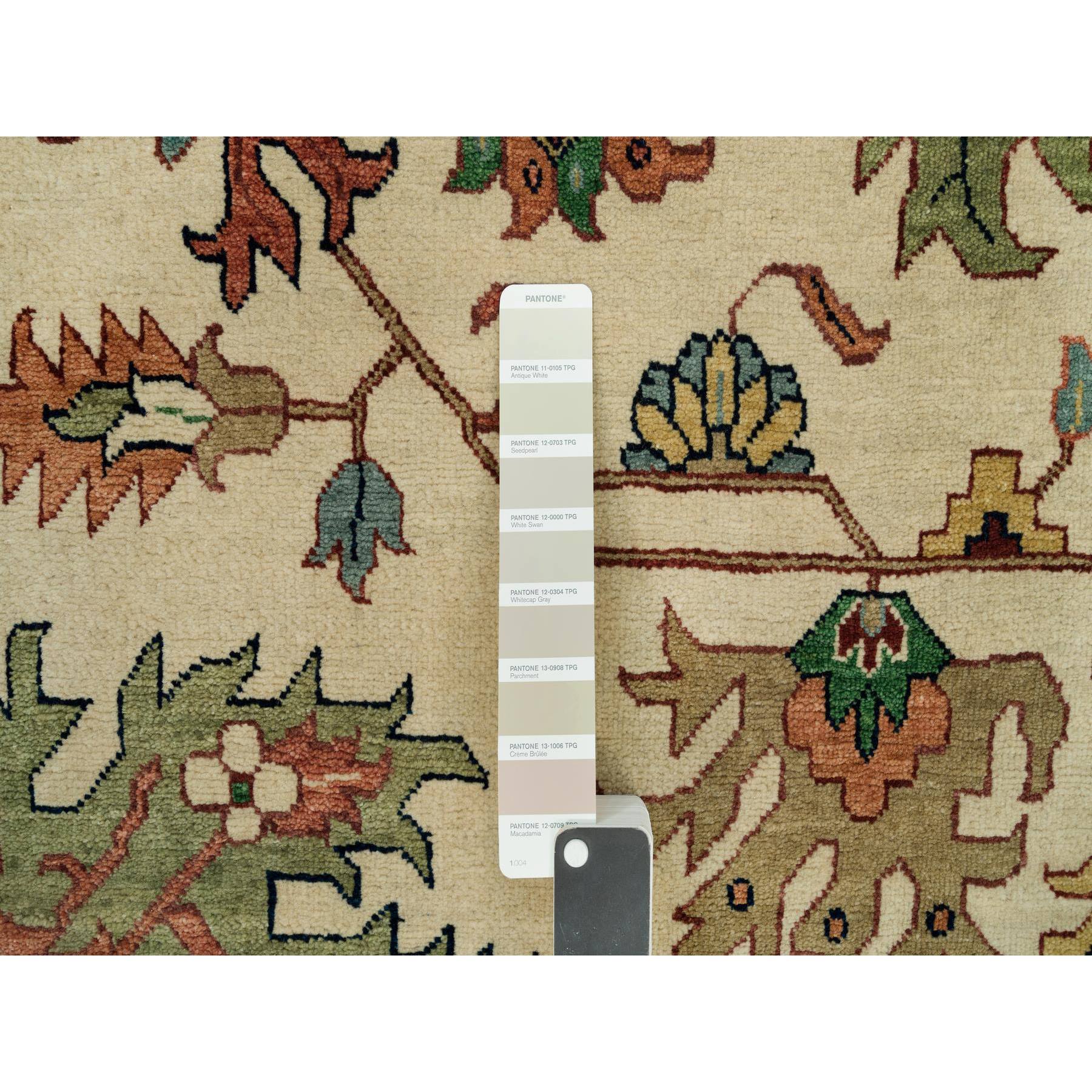 Heriz-Hand-Knotted-Rug-451455