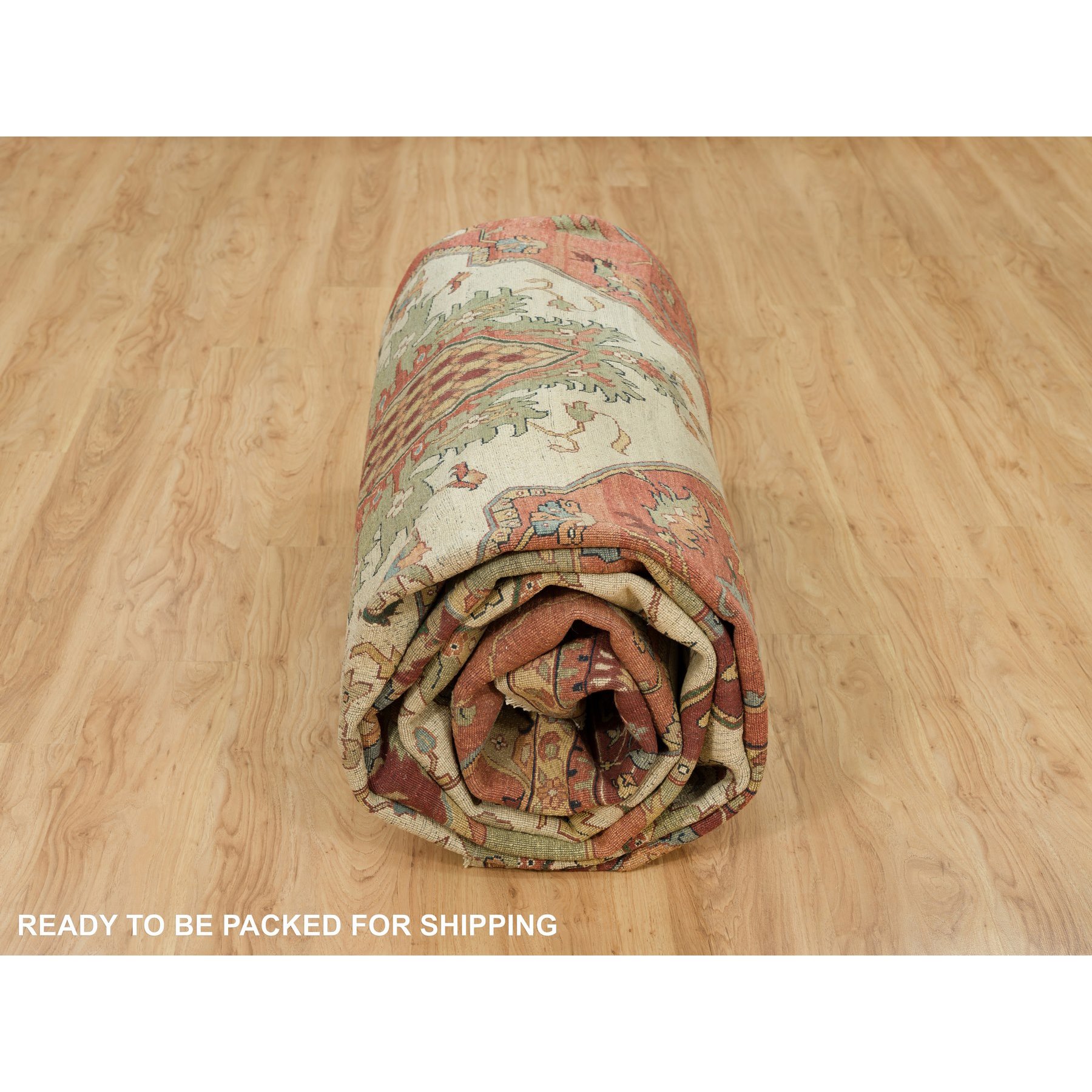 Heriz-Hand-Knotted-Rug-451455