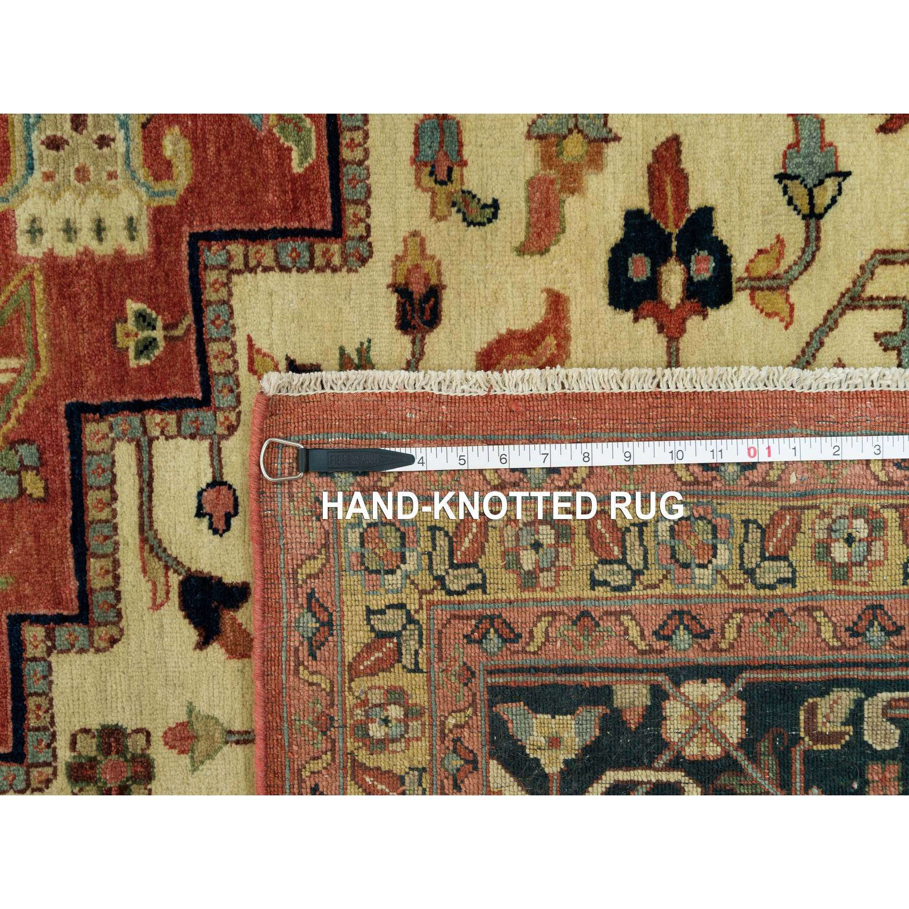 Heriz-Hand-Knotted-Rug-451465