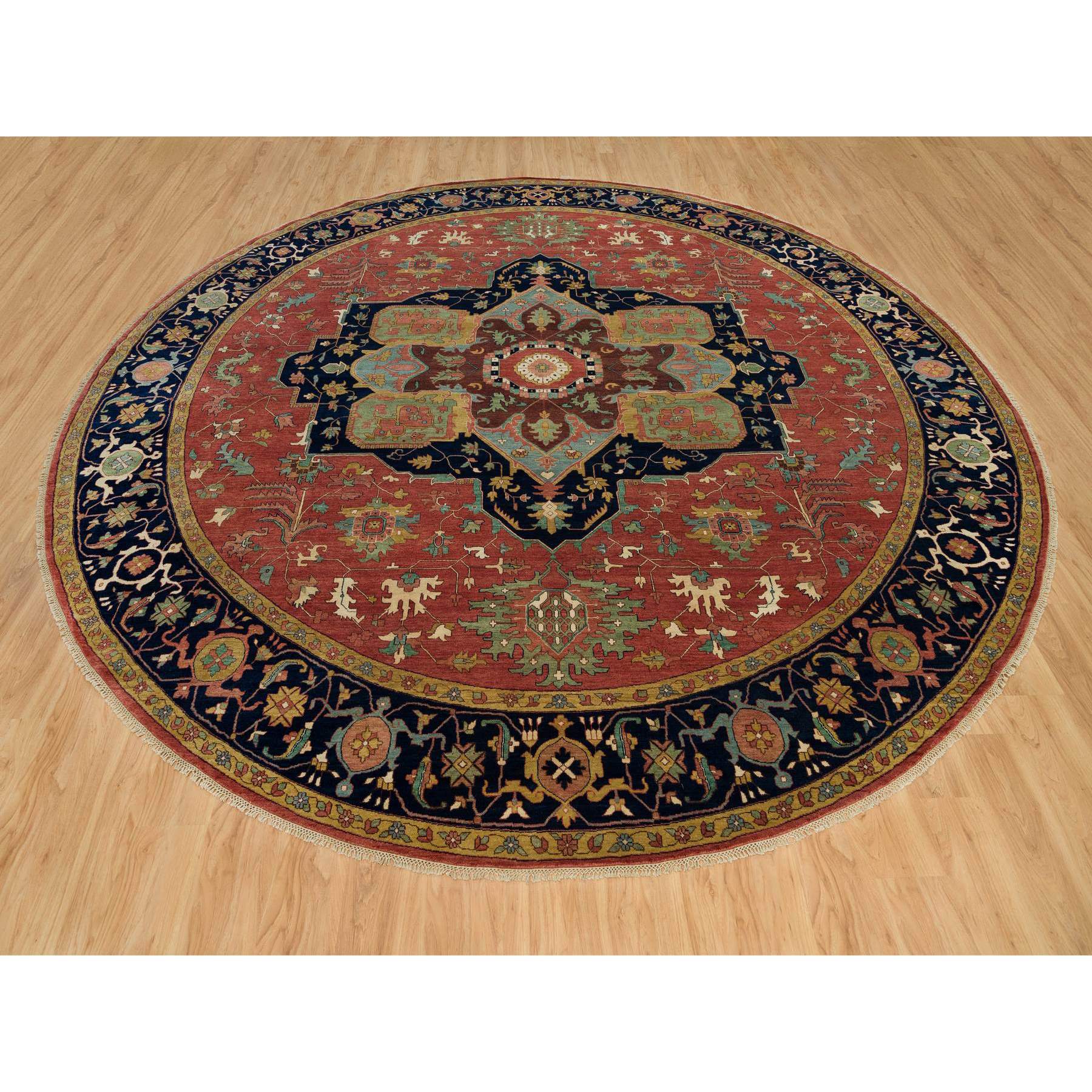 Heriz-Hand-Knotted-Rug-451485