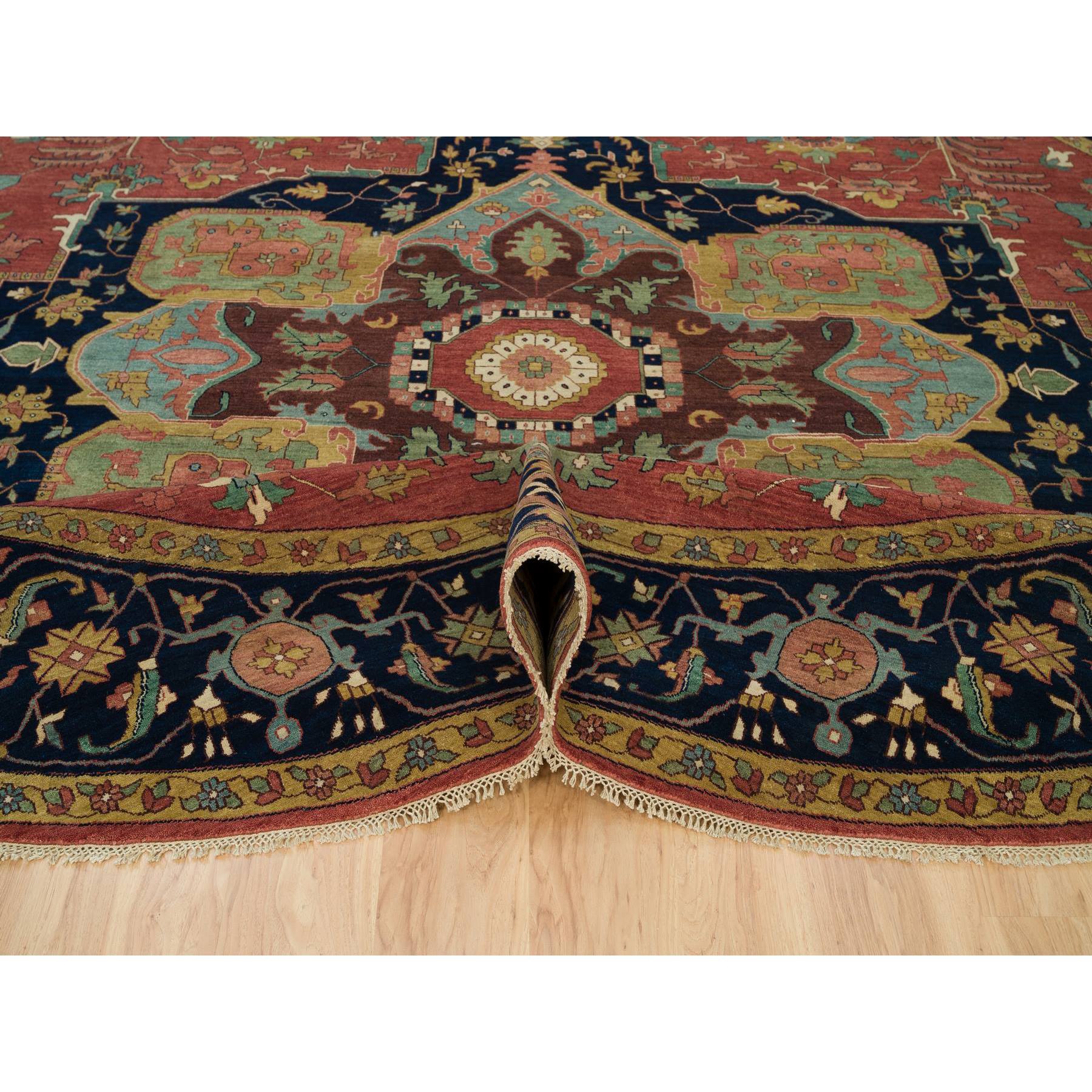 Heriz-Hand-Knotted-Rug-451485