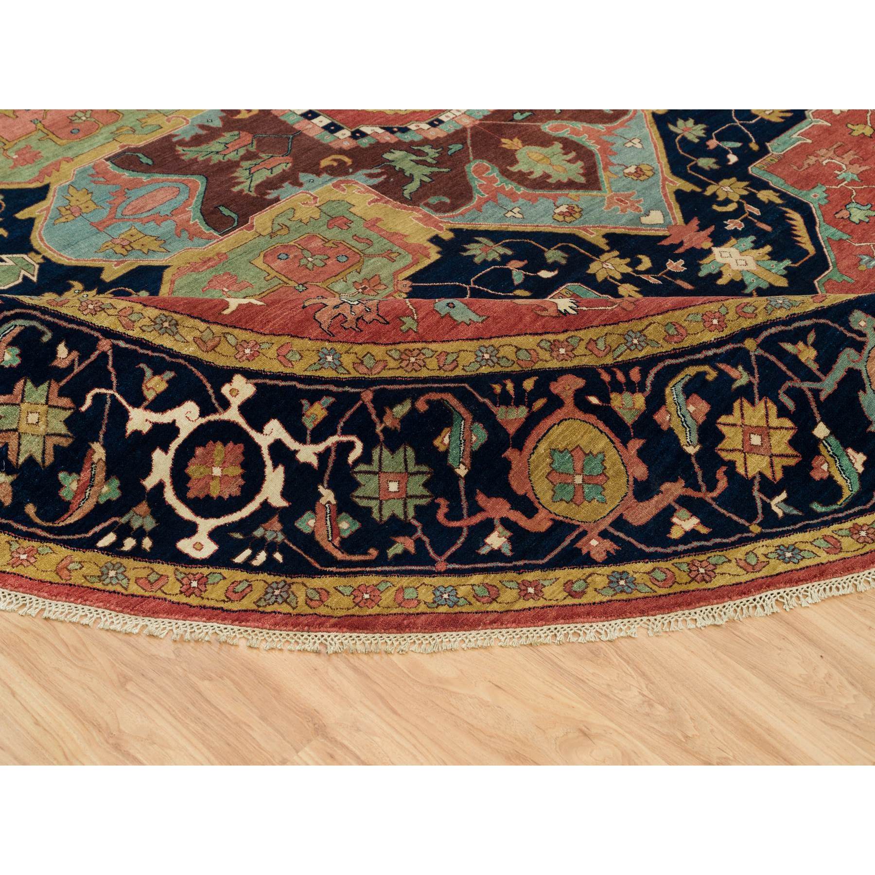 Heriz-Hand-Knotted-Rug-451485
