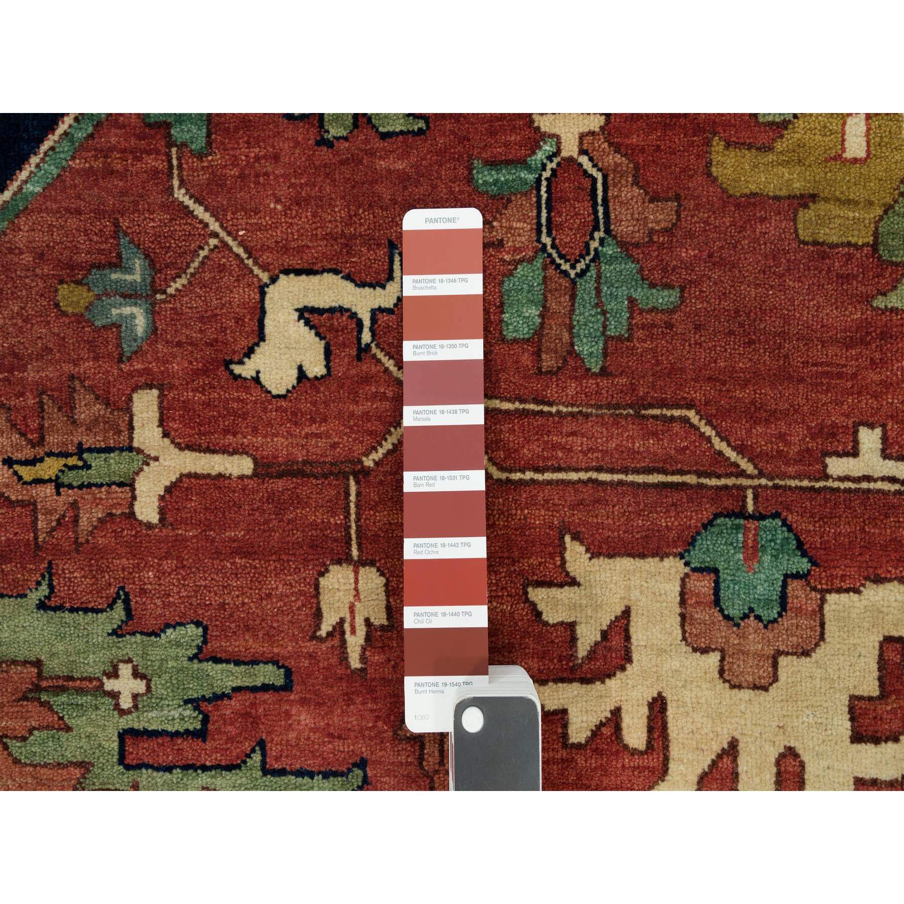 Heriz-Hand-Knotted-Rug-451485