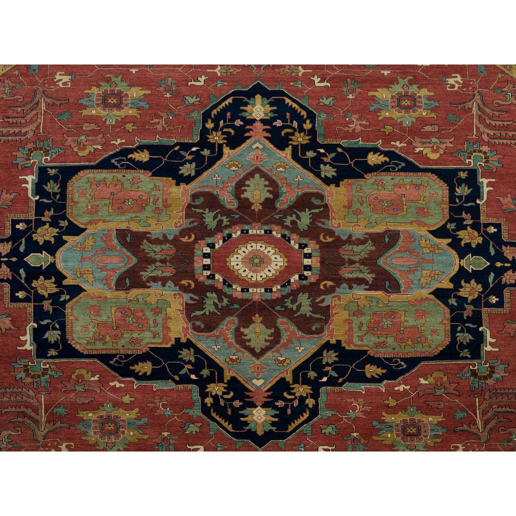Heriz-Hand-Knotted-Rug-451485