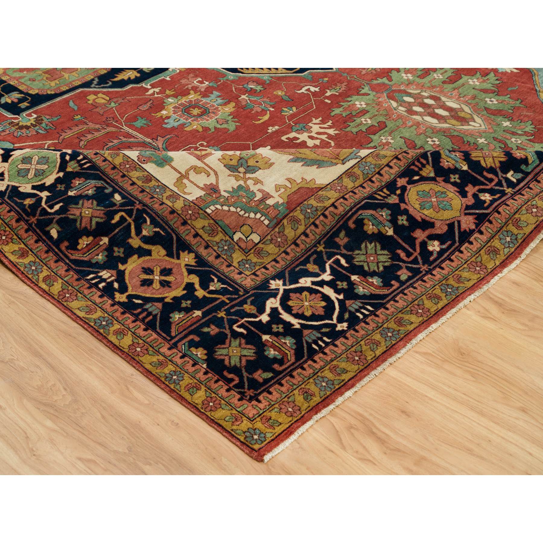 Heriz-Hand-Knotted-Rug-451490