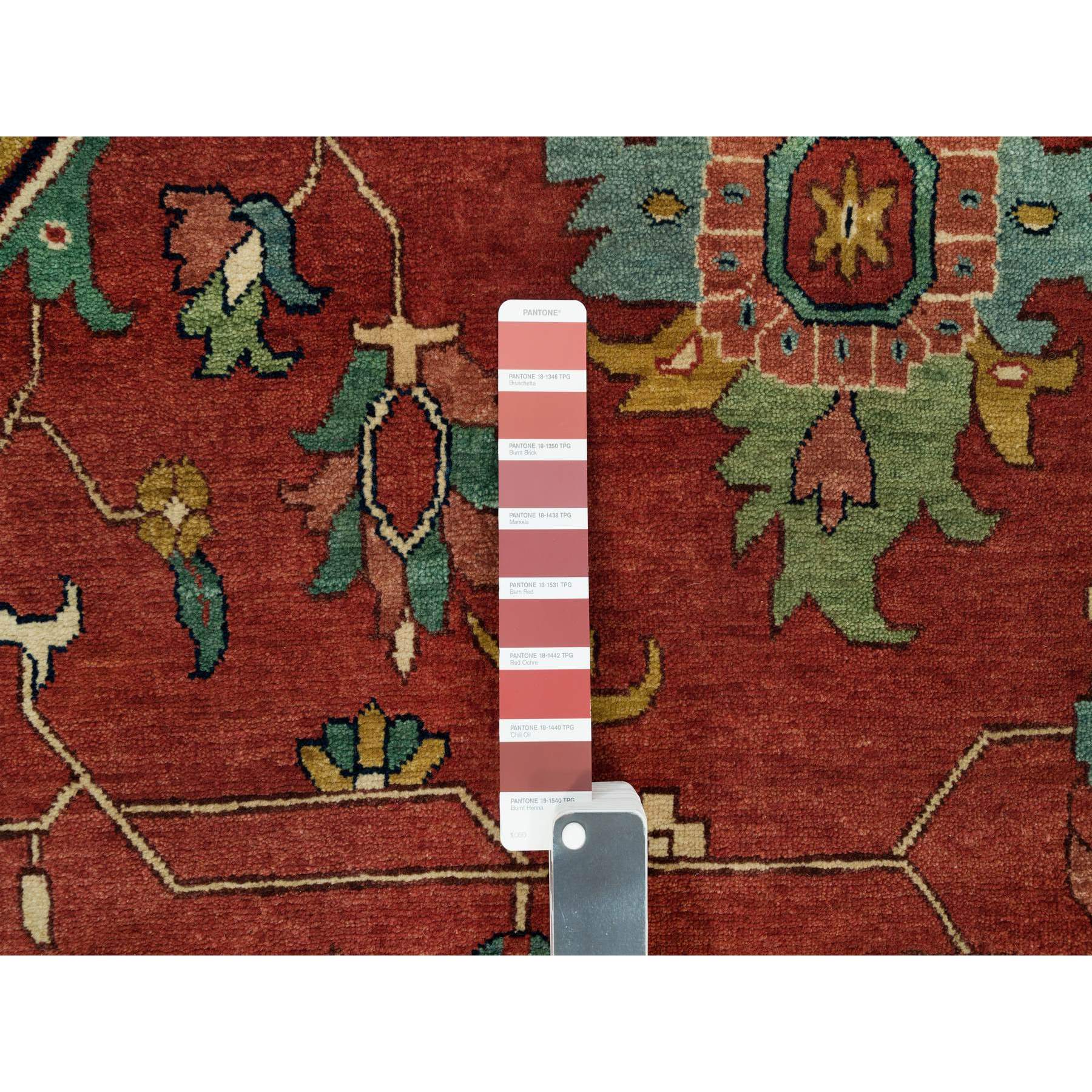 Heriz-Hand-Knotted-Rug-451490