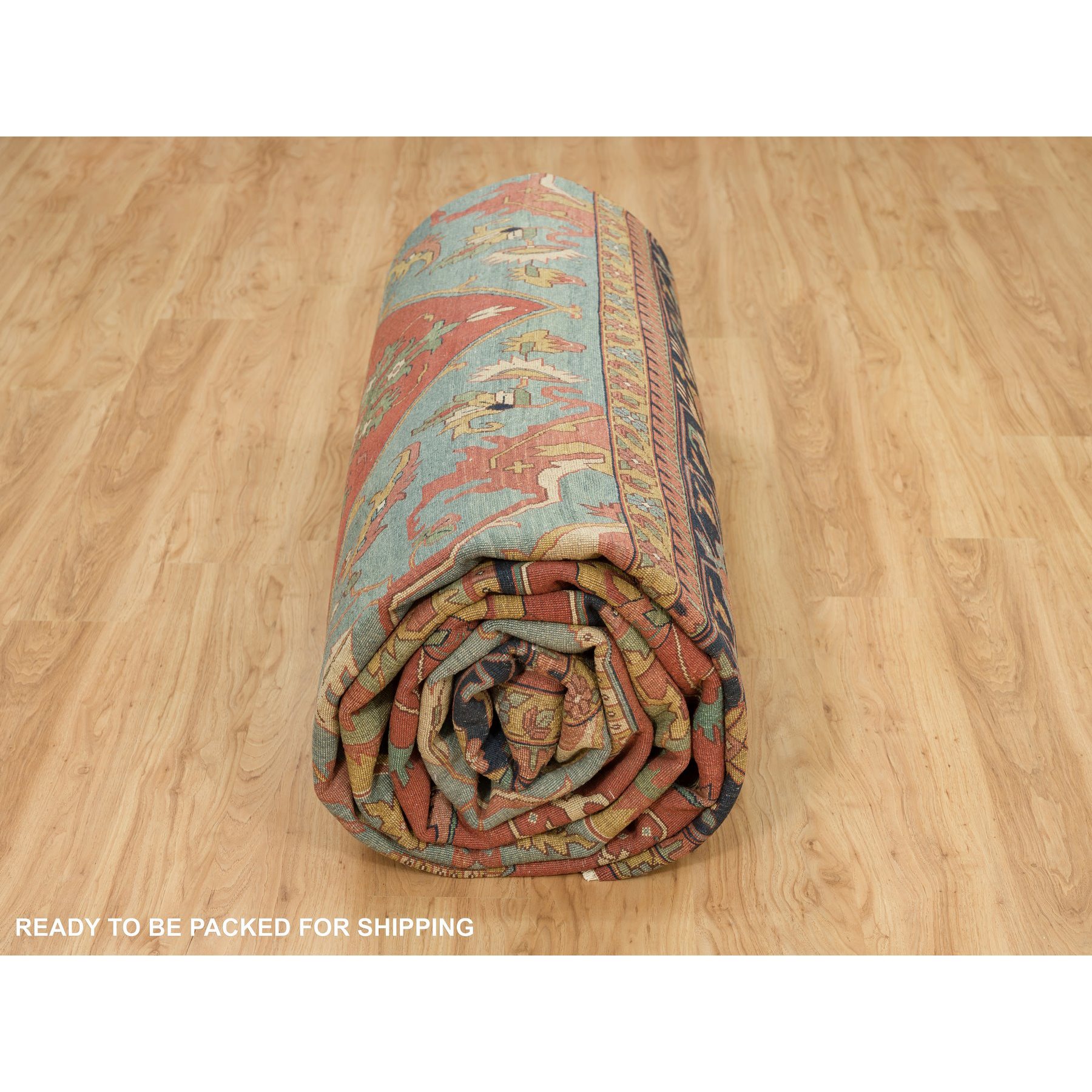 Heriz-Hand-Knotted-Rug-451490
