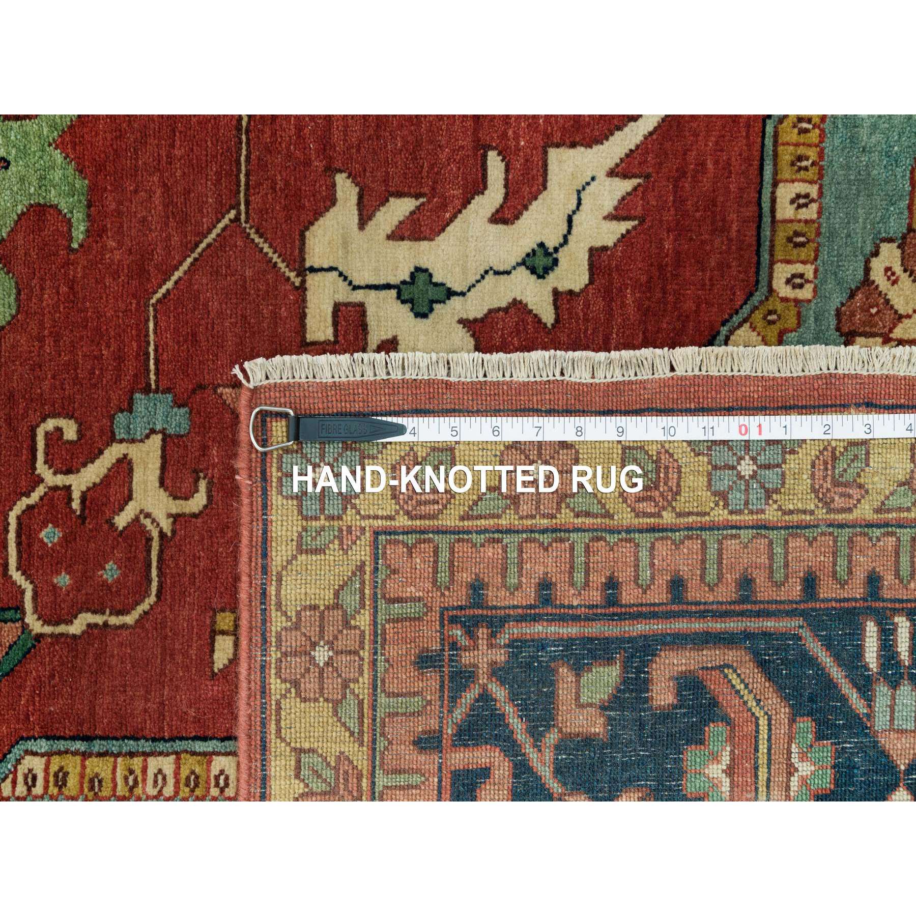 Heriz-Hand-Knotted-Rug-451490