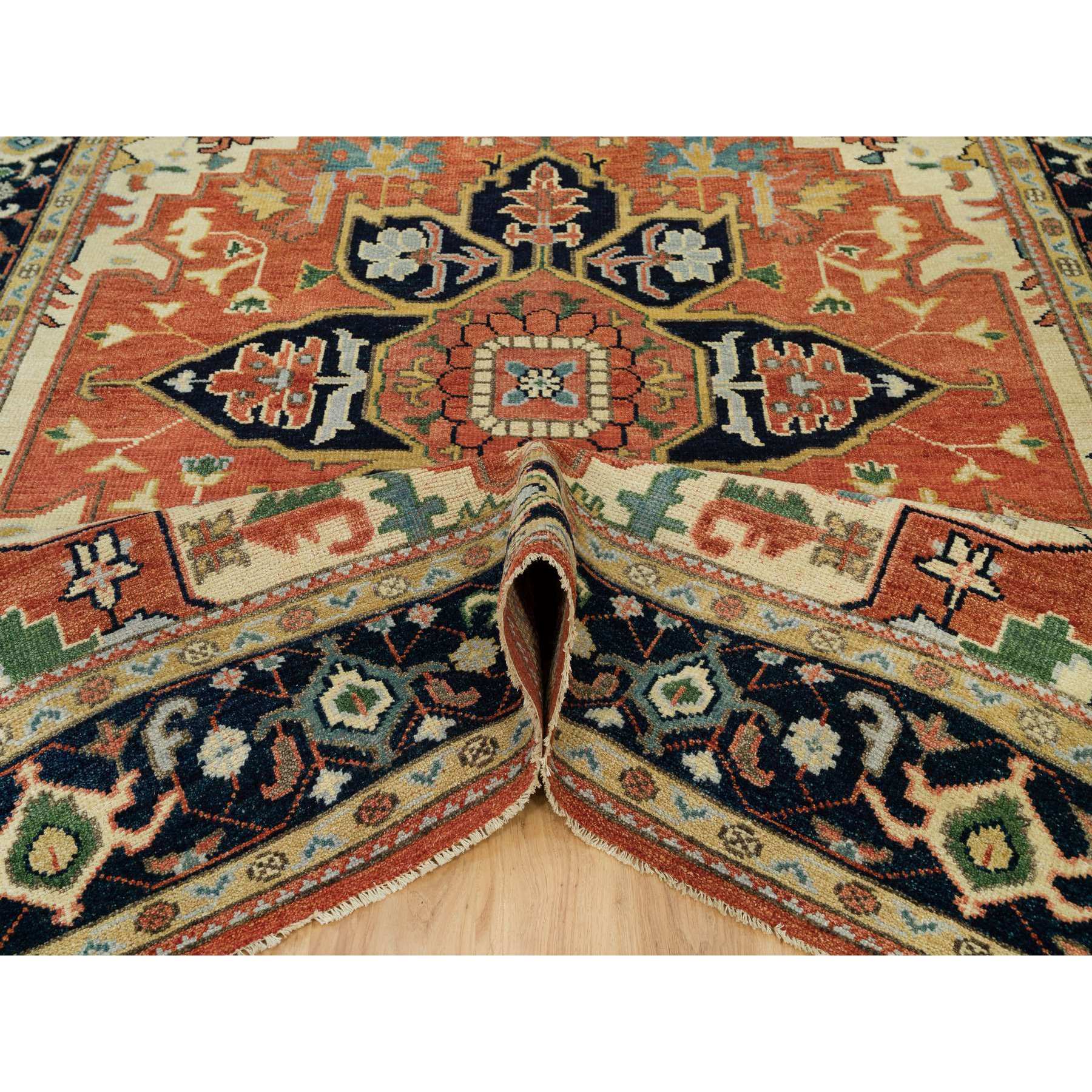 Heriz-Hand-Knotted-Rug-451500