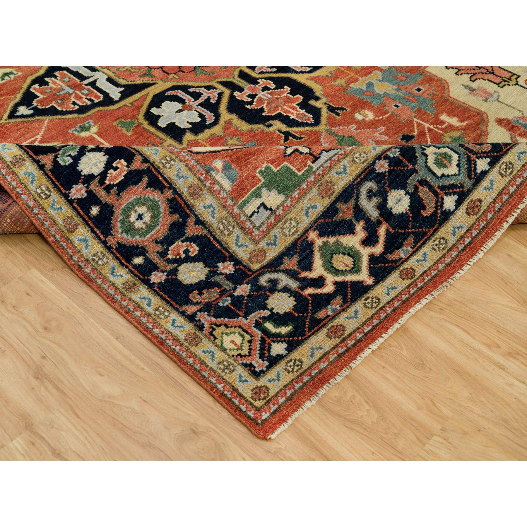 Heriz-Hand-Knotted-Rug-451500