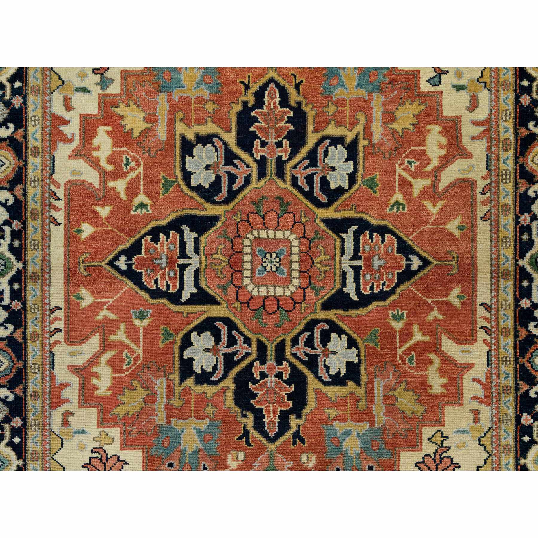 Heriz-Hand-Knotted-Rug-451500