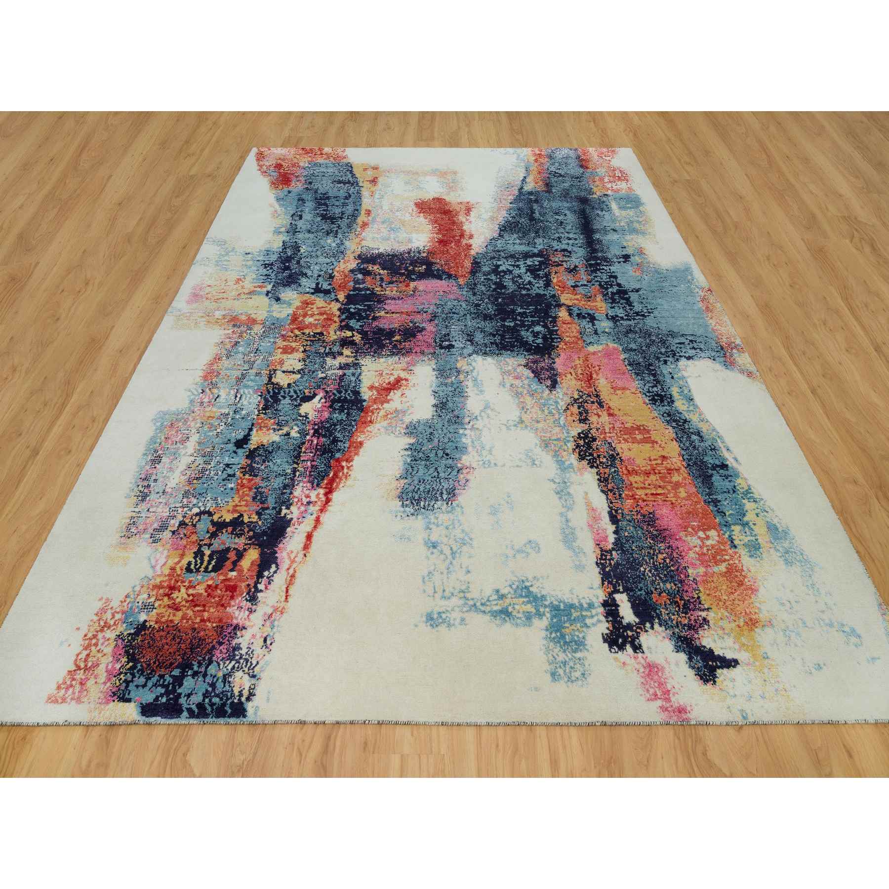 Modern-and-Contemporary-Hand-Knotted-Rug-450735