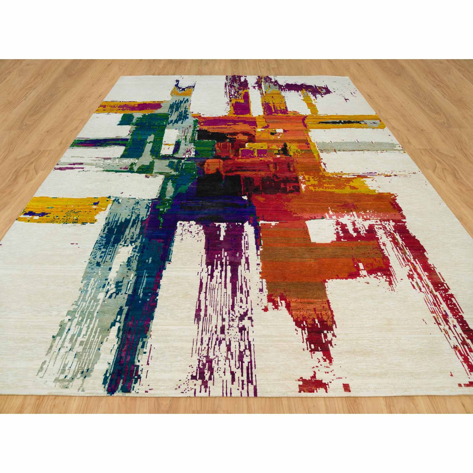 Modern-and-Contemporary-Hand-Knotted-Rug-451320