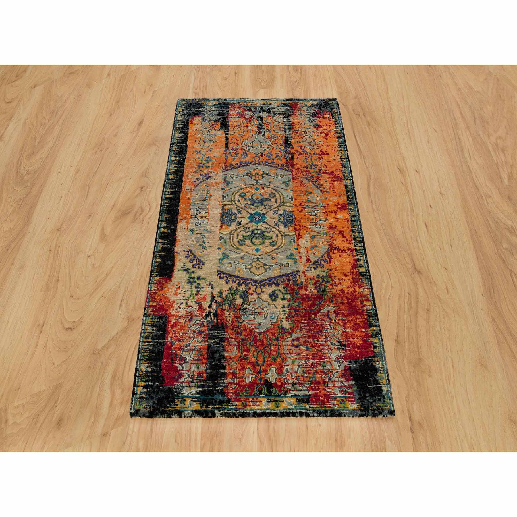 Transitional-Hand-Knotted-Rug-451140
