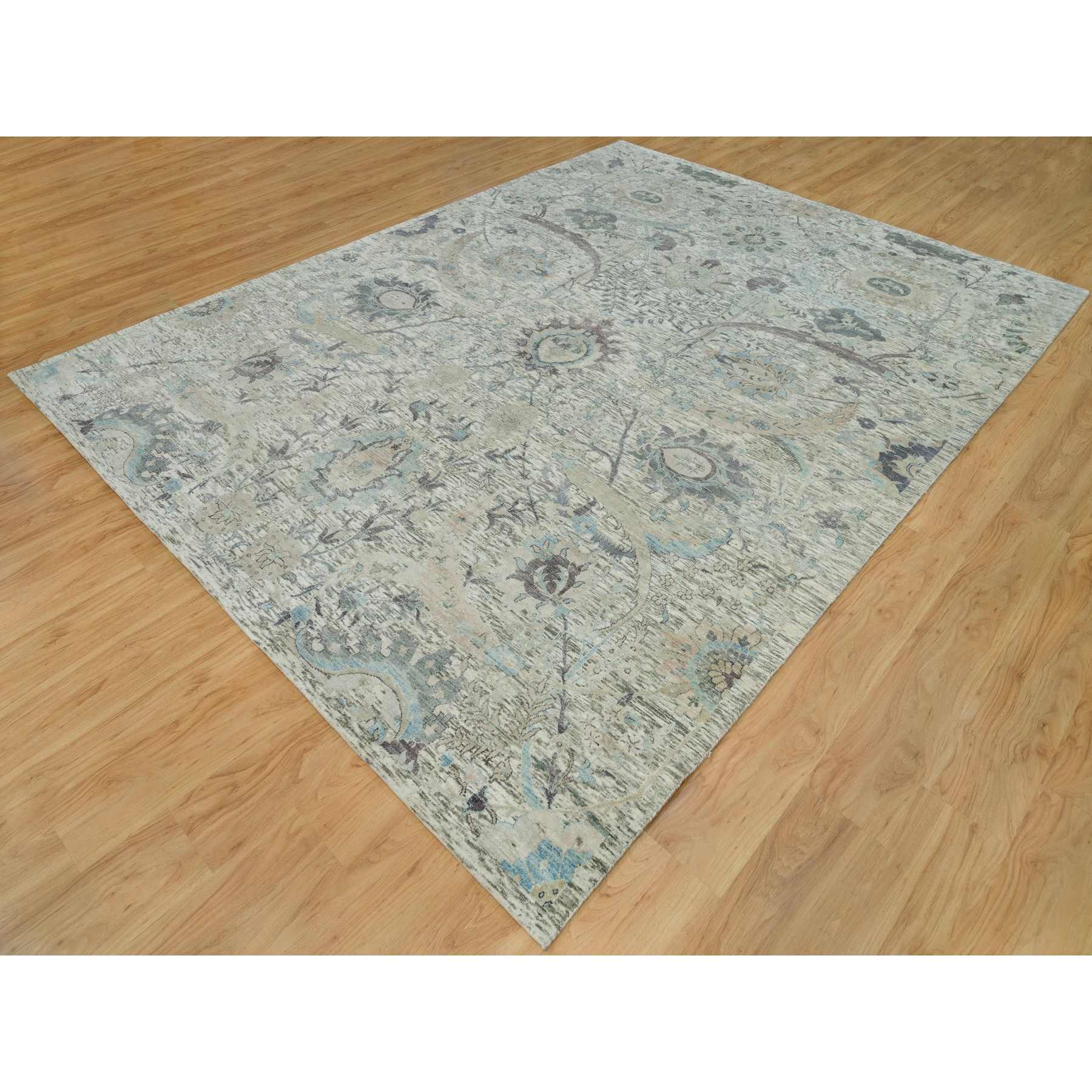 Transitional-Hand-Knotted-Rug-451180