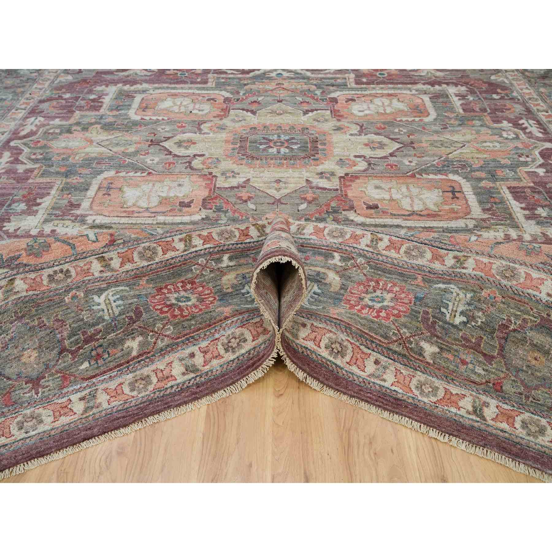 Tribal-Geometric-Hand-Knotted-Rug-450685