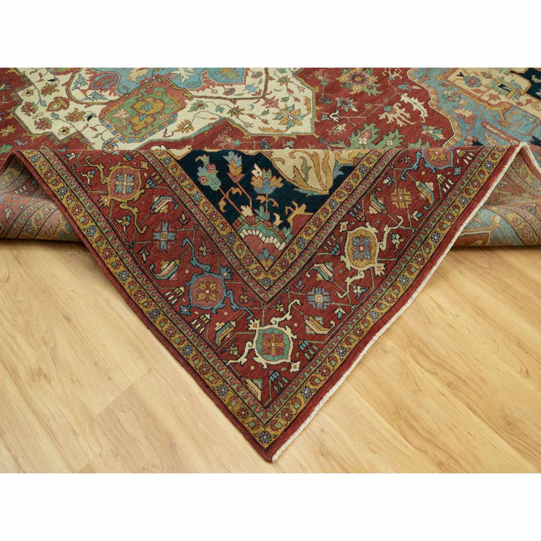 Heriz-Hand-Knotted-Rug-453180