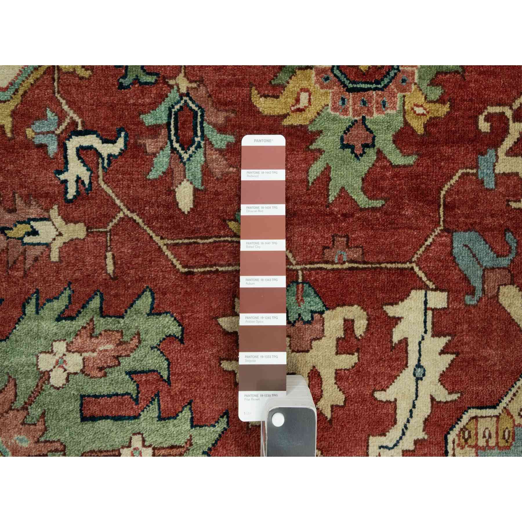 Heriz-Hand-Knotted-Rug-453180