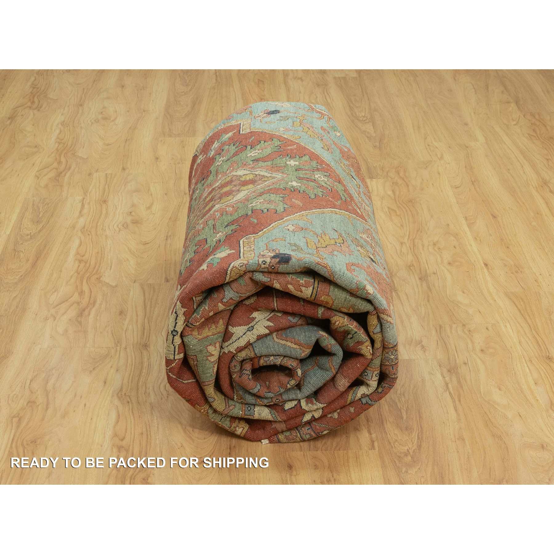 Heriz-Hand-Knotted-Rug-453180