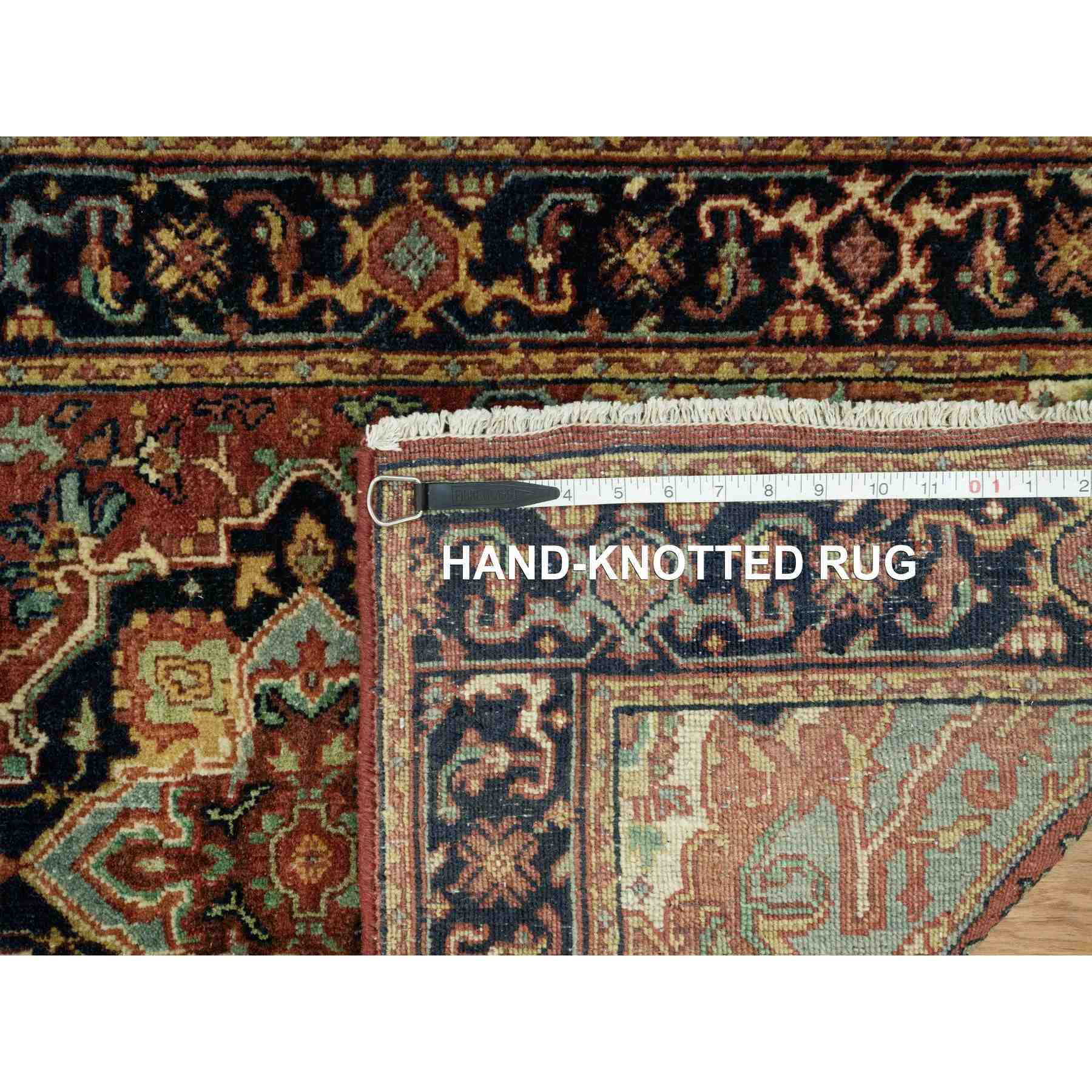 Heriz-Hand-Knotted-Rug-453205