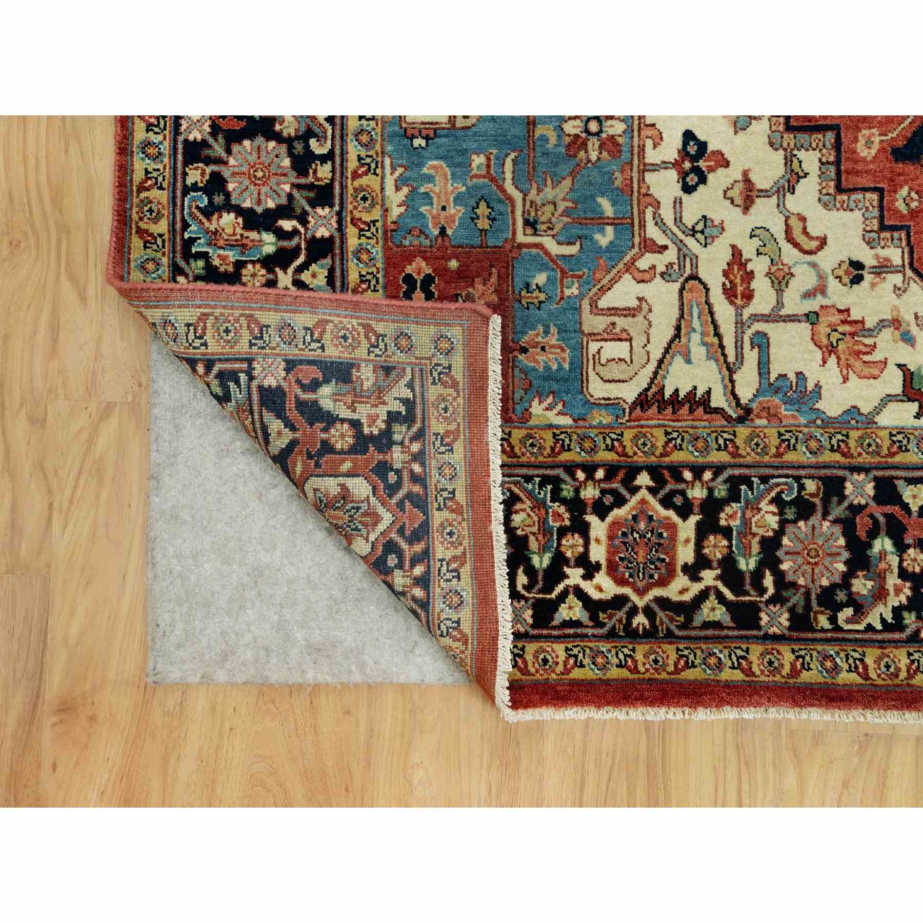 Heriz-Hand-Knotted-Rug-453215