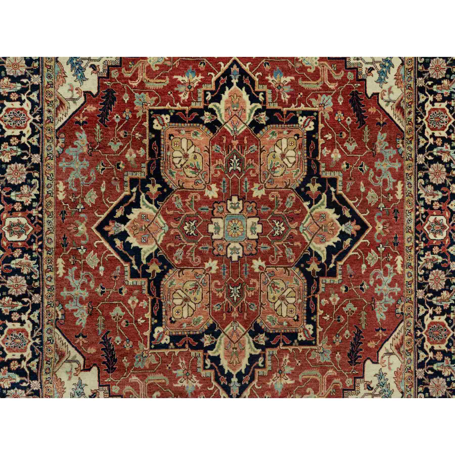 Heriz-Hand-Knotted-Rug-453215
