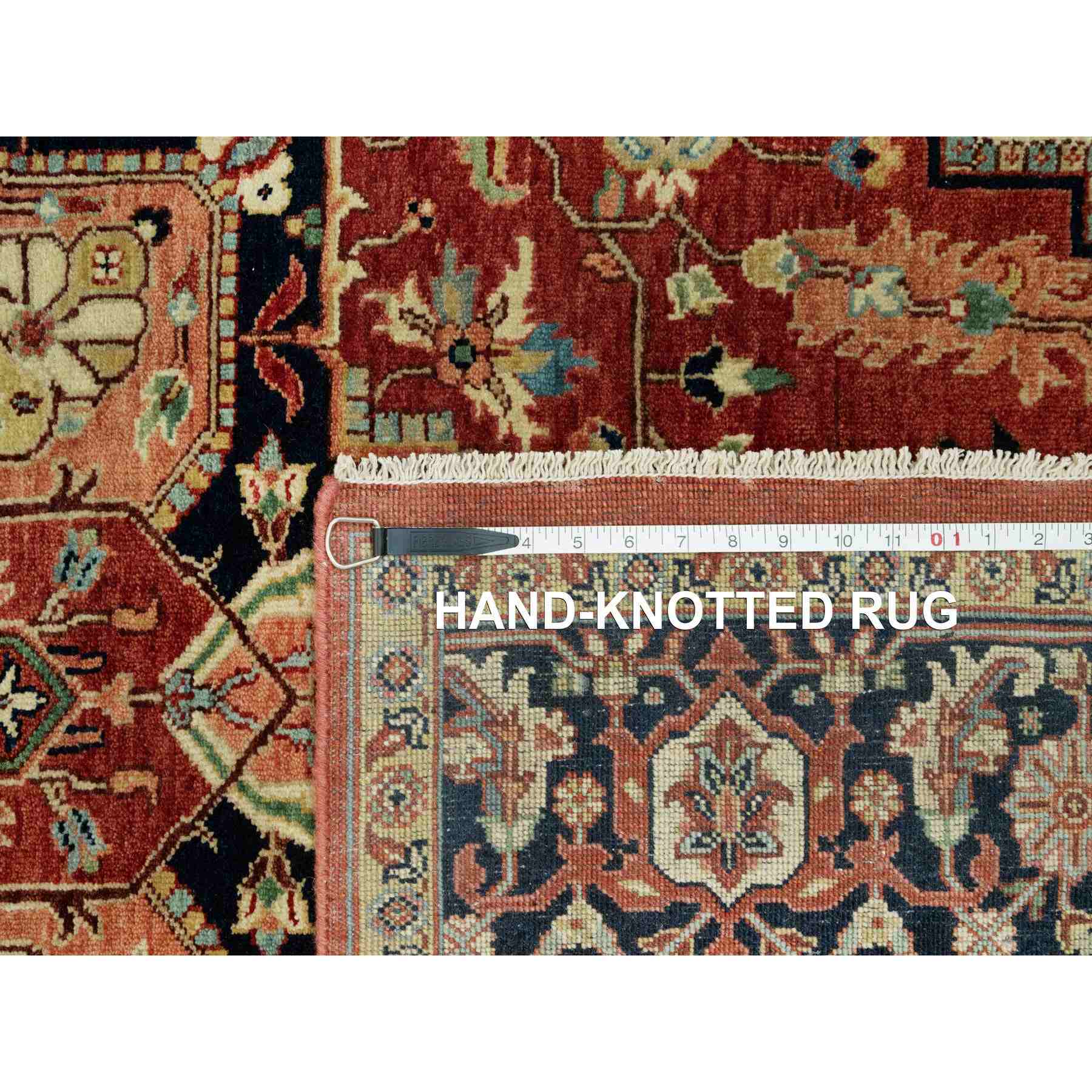 Heriz-Hand-Knotted-Rug-453215