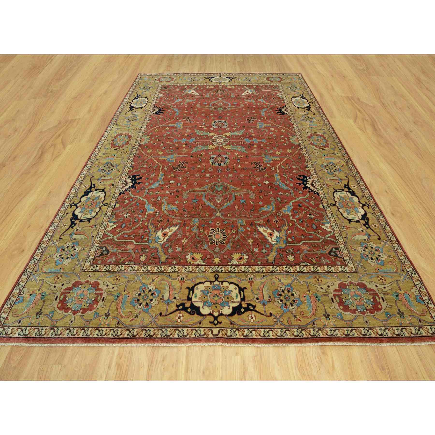 Heriz-Hand-Knotted-Rug-453290