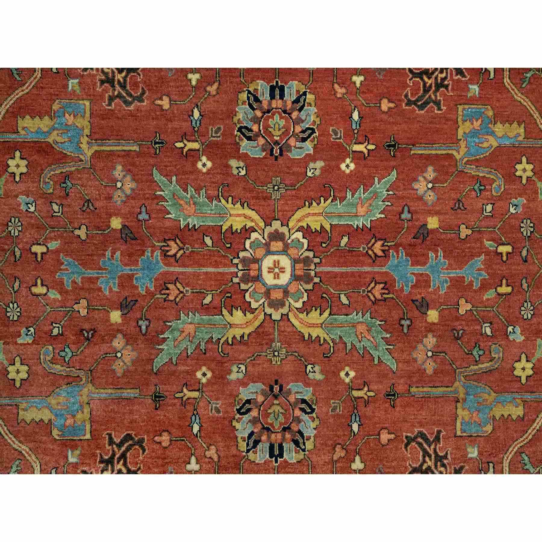 Heriz-Hand-Knotted-Rug-453290