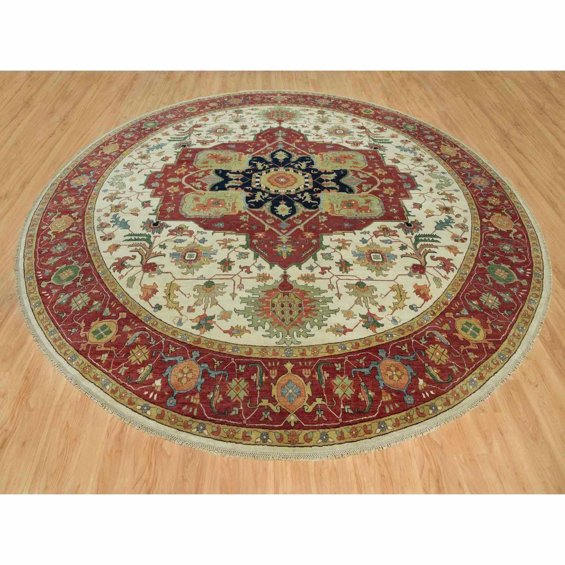 Heriz-Hand-Knotted-Rug-453305