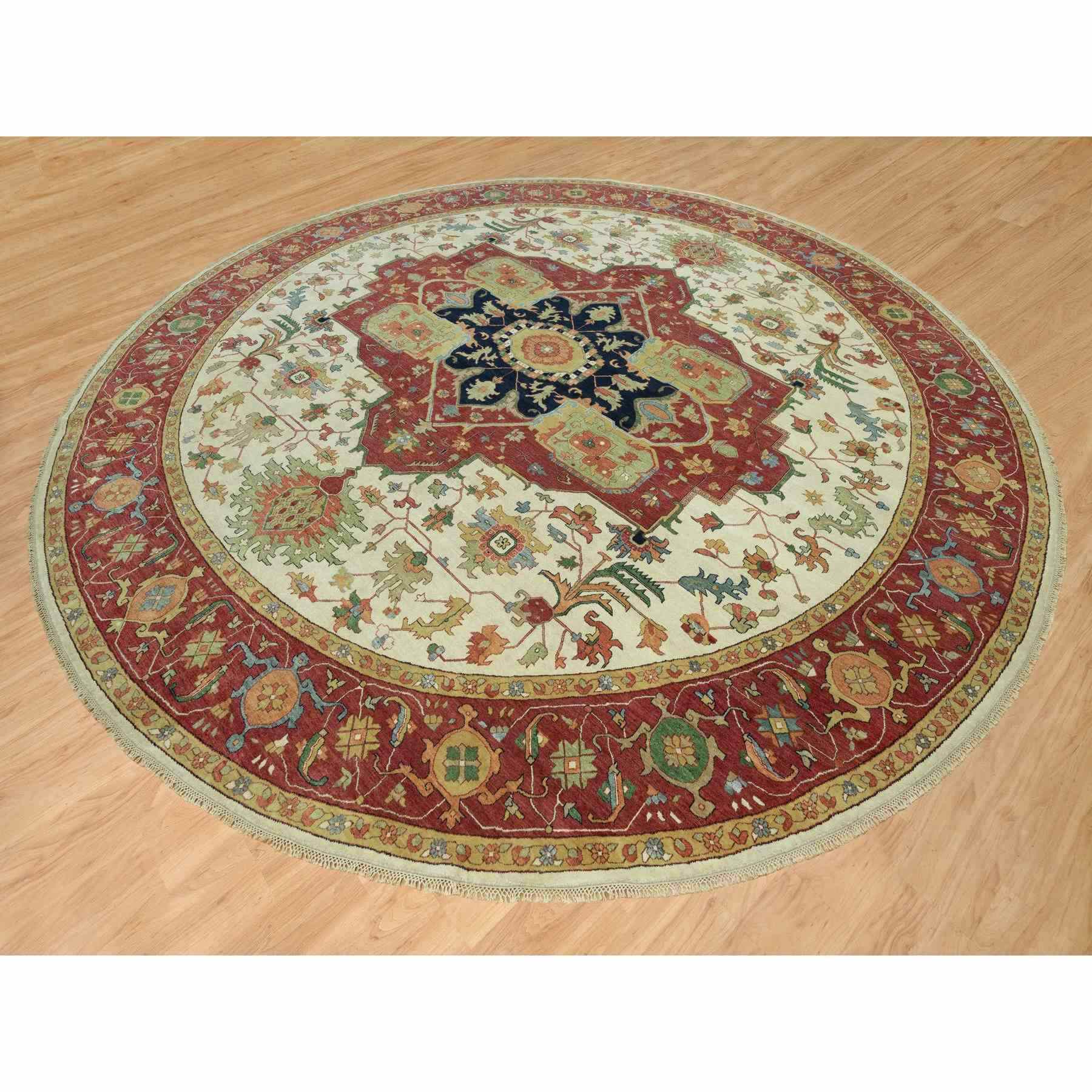 Heriz-Hand-Knotted-Rug-453305