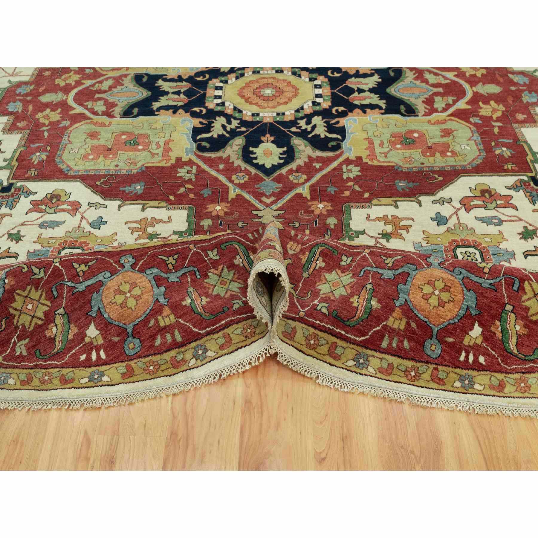 Heriz-Hand-Knotted-Rug-453305