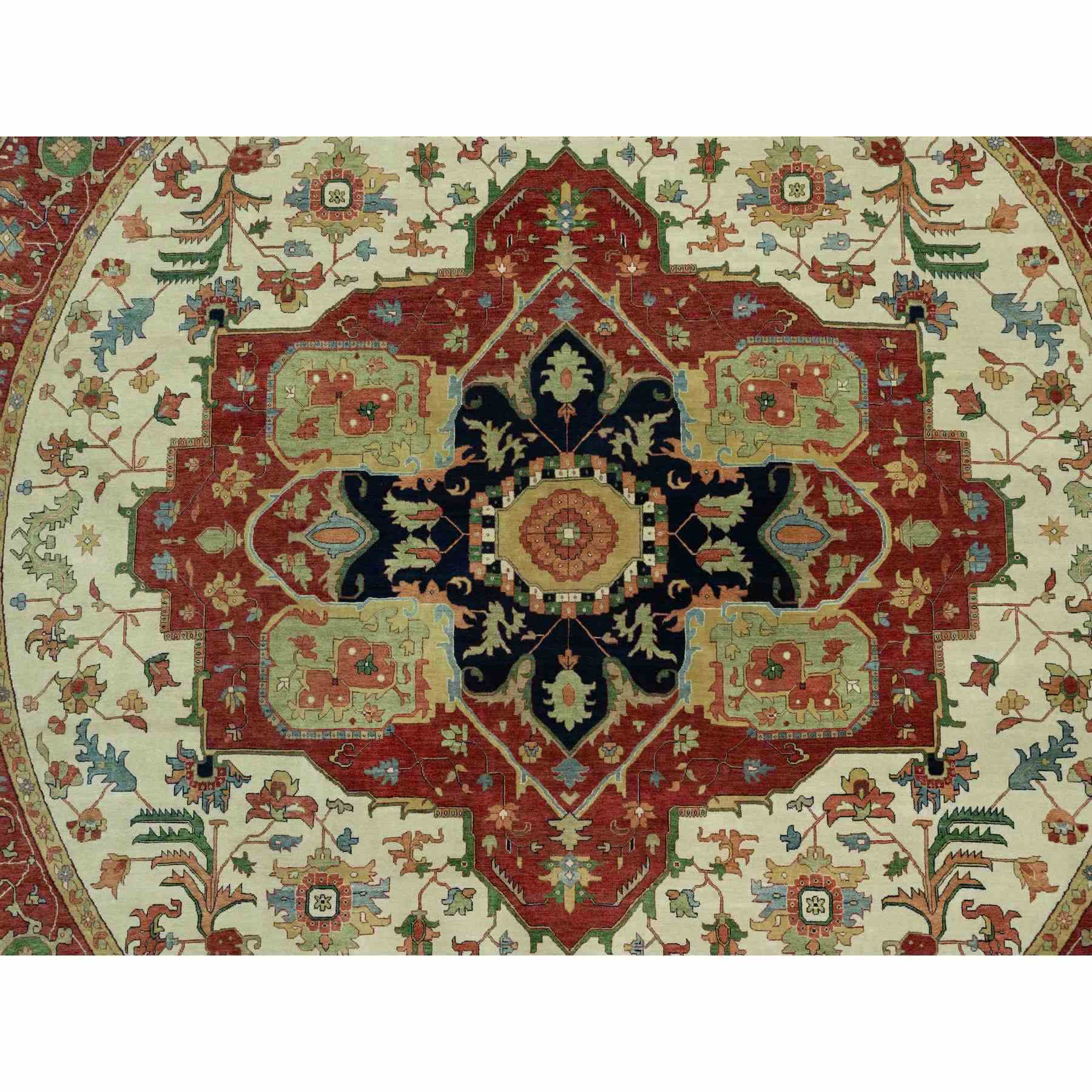 Heriz-Hand-Knotted-Rug-453305