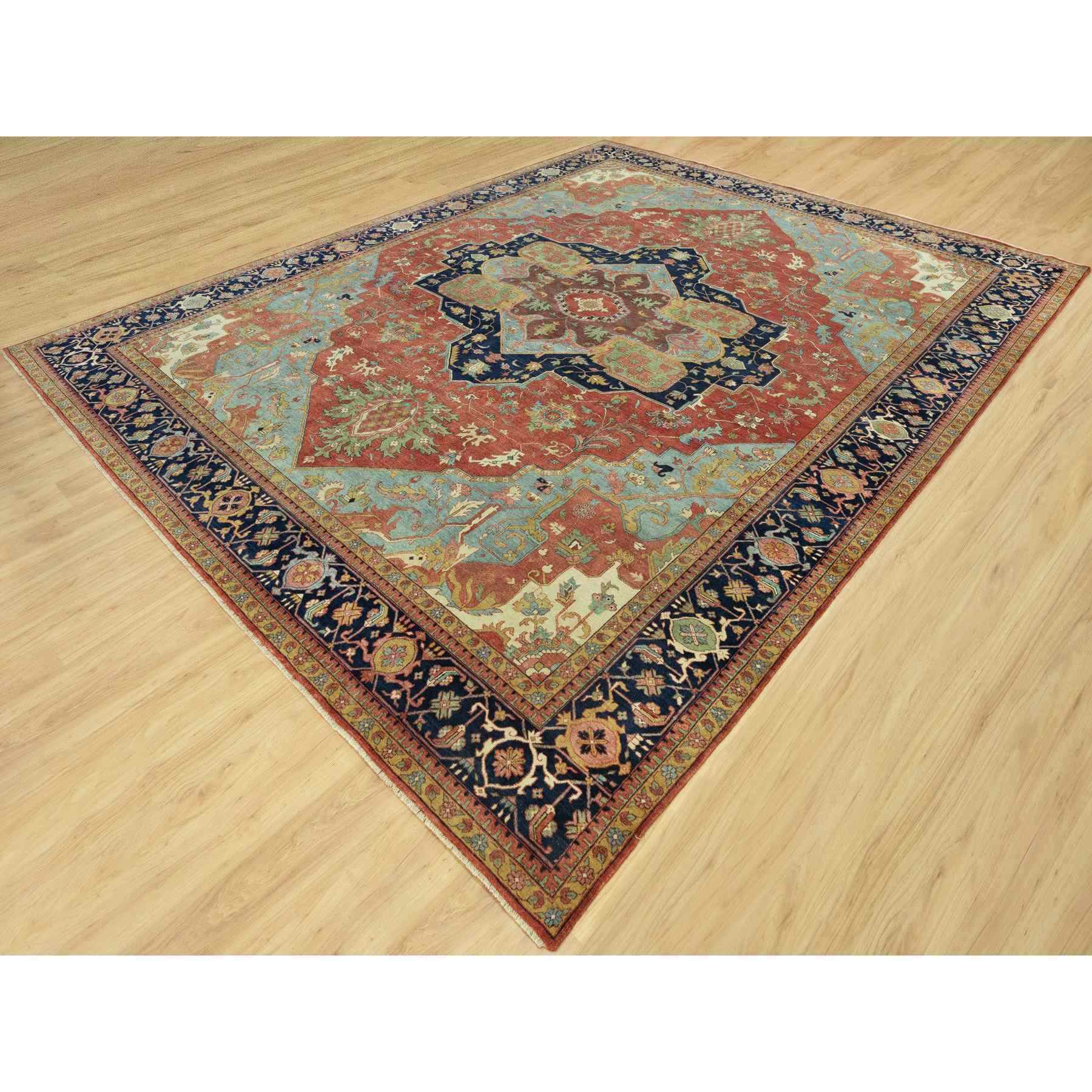 Heriz-Hand-Knotted-Rug-453325