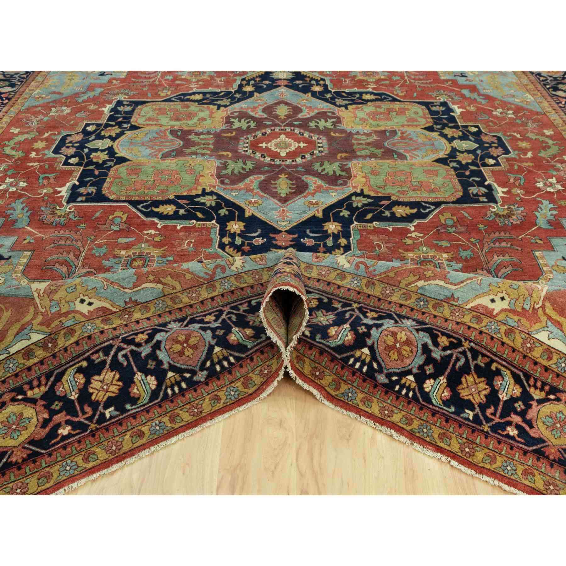 Heriz-Hand-Knotted-Rug-453325