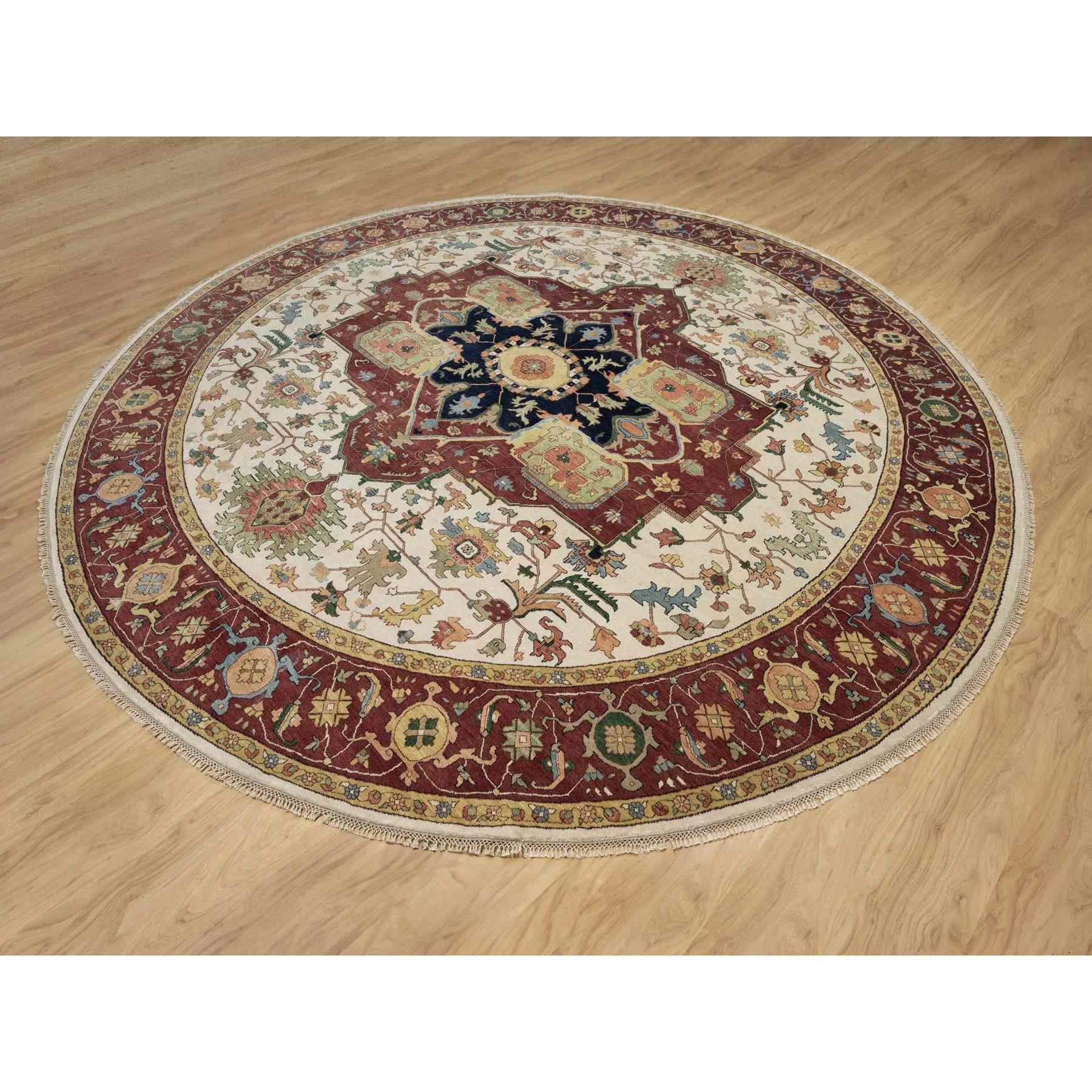 Heriz-Hand-Knotted-Rug-453695