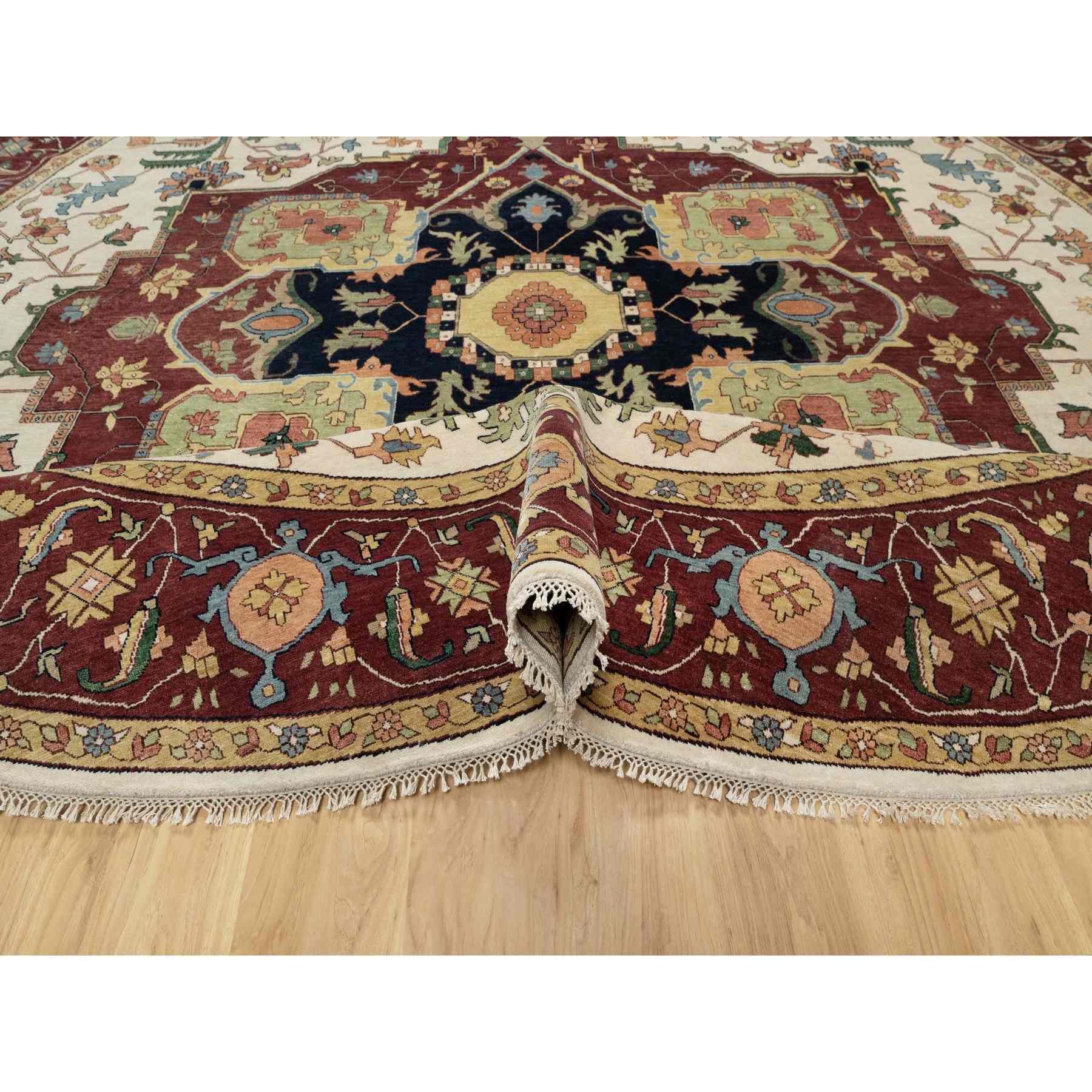Heriz-Hand-Knotted-Rug-453695